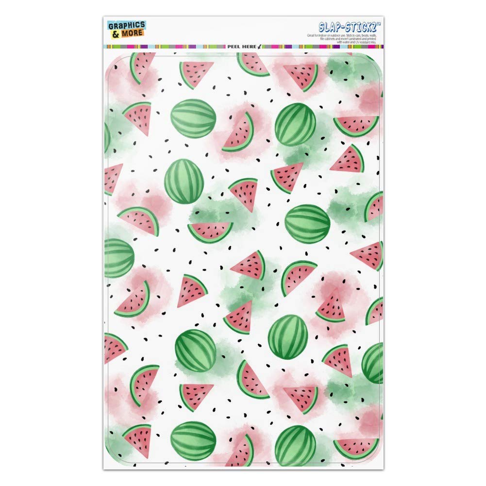 Watercolor Watermelons Pattern Sign - Wall Decor for Home, Office & Business - Perfect for Kitchen, Nursery & Workspace