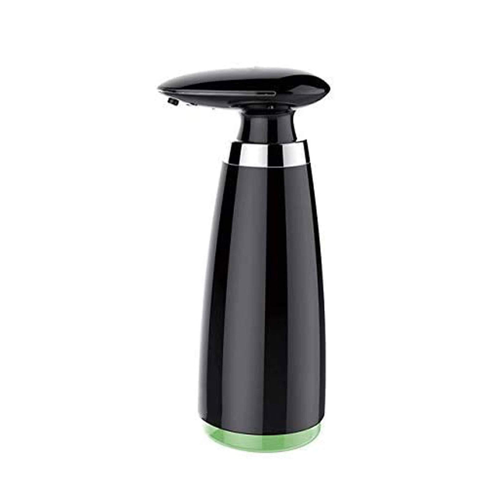 Automatic Touchless Hand Soap Dispenser - 12oz/350ml Battery Operated Refillable Liquid Soap Dispenser for Bathroom, Kitchen & Office - Hygienic No-Touch Design (Black) - Perfect for Home, Restaurants & Public Spaces