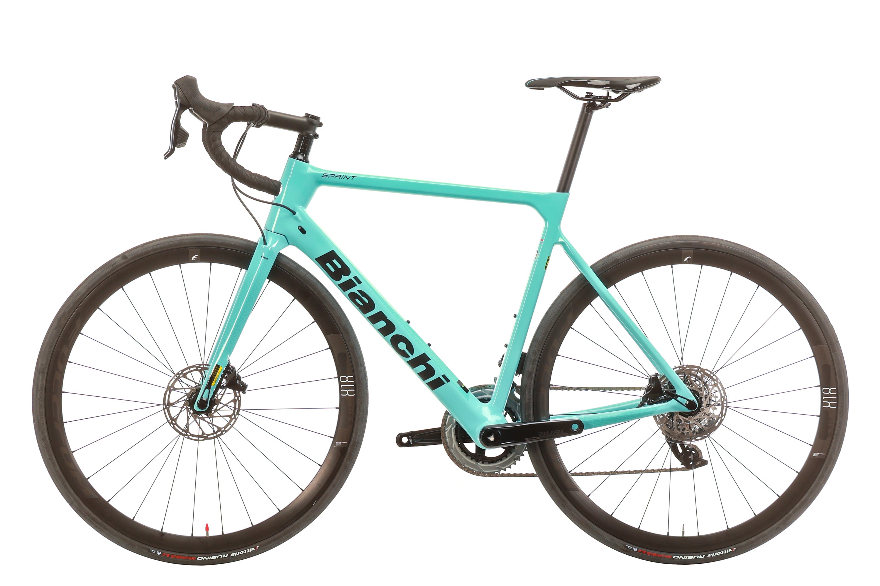 Bianchi Sprint Disc Rival AXS 12-Speed Road Bike 2023 - 57cm Carbon Frame for Racing & Endurance Training | Perfect for Competitive Cyclists & Long-Distance Rides