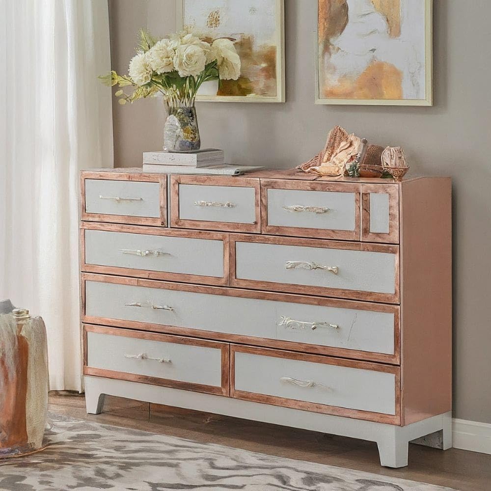 Metallic Rose Gold DIY Furniture Paint - 4 oz Opaque Acrylic Craft Paint for Walls, Art, Pouring | Perfect for Home Decor, Upcycling Projects & Creative Painting Techniques