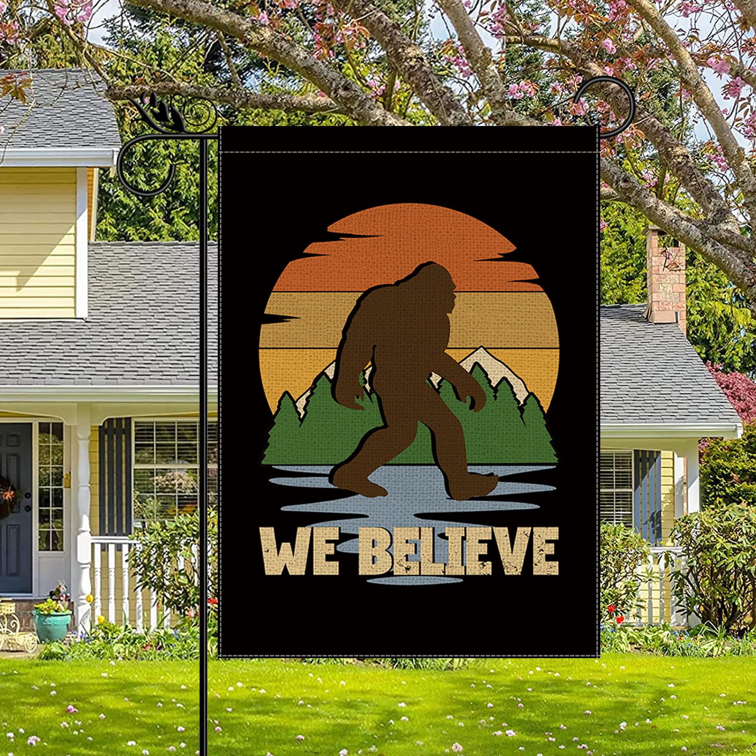 Funny Camper Garden Flag - Double Sided Vertical Outdoor Decor for RV, Trailer & Yard - 12.5x18 Inch - Perfect for Camping, Tailgating & Seasonal Home Decoration