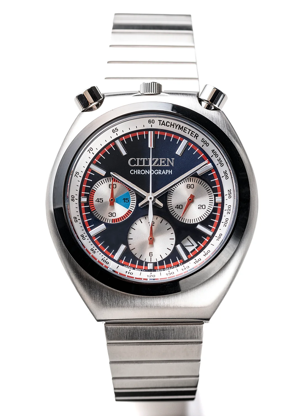 Vintage CITIZEN Tsuno Bullhead Chronograph Watch 70s Remix Model AN3676-65L - Limited Edition Japan Automatic Movement - Perfect for JDM Enthusiasts & Retro Watch Collectors