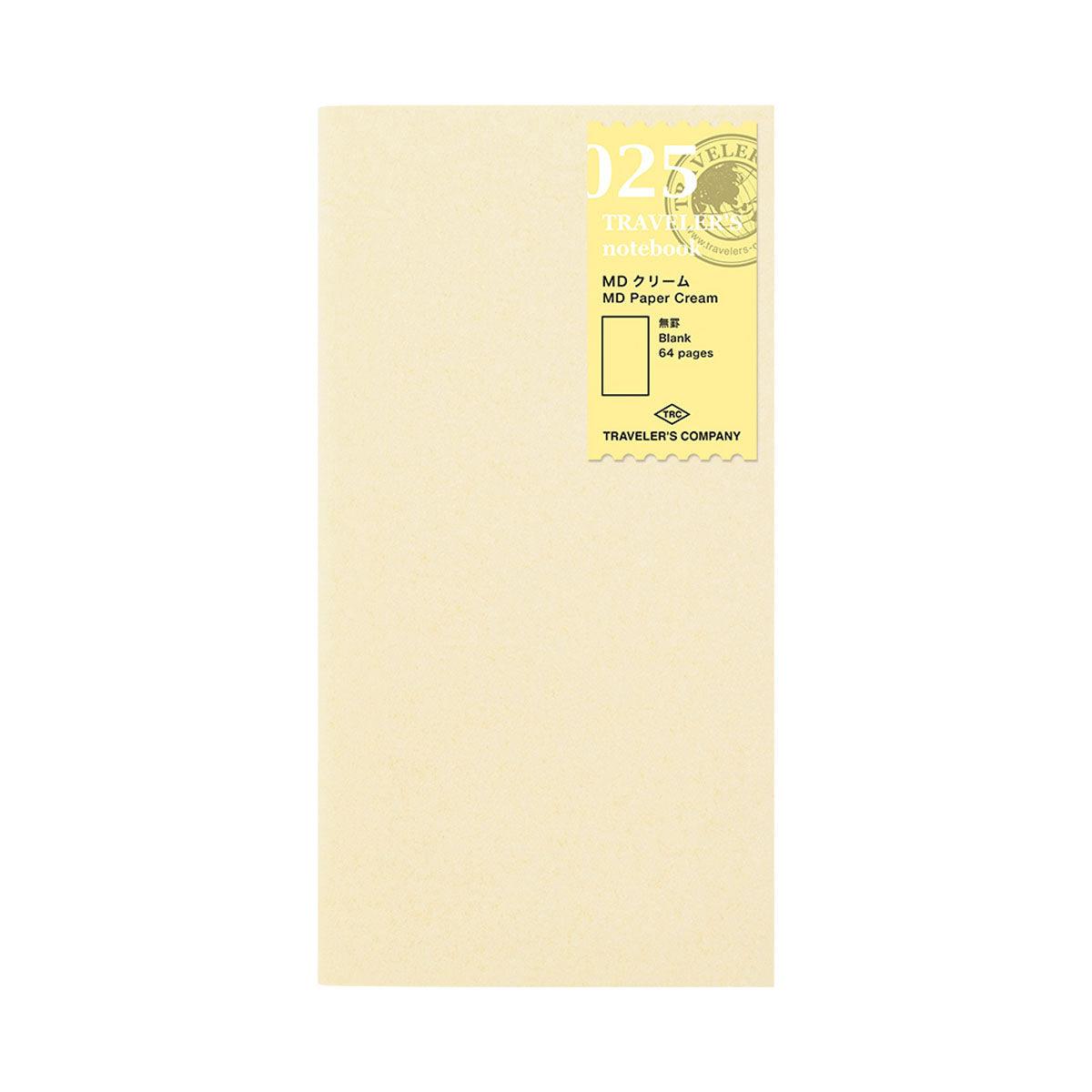 Premium TRAVELER'S NOTEBOOK TN Refill - MD Size Cream Paper for Journaling, Sketching & Note Taking - Perfect for Travelers, Artists & Writers - Acid-Free Smooth Writing Paper