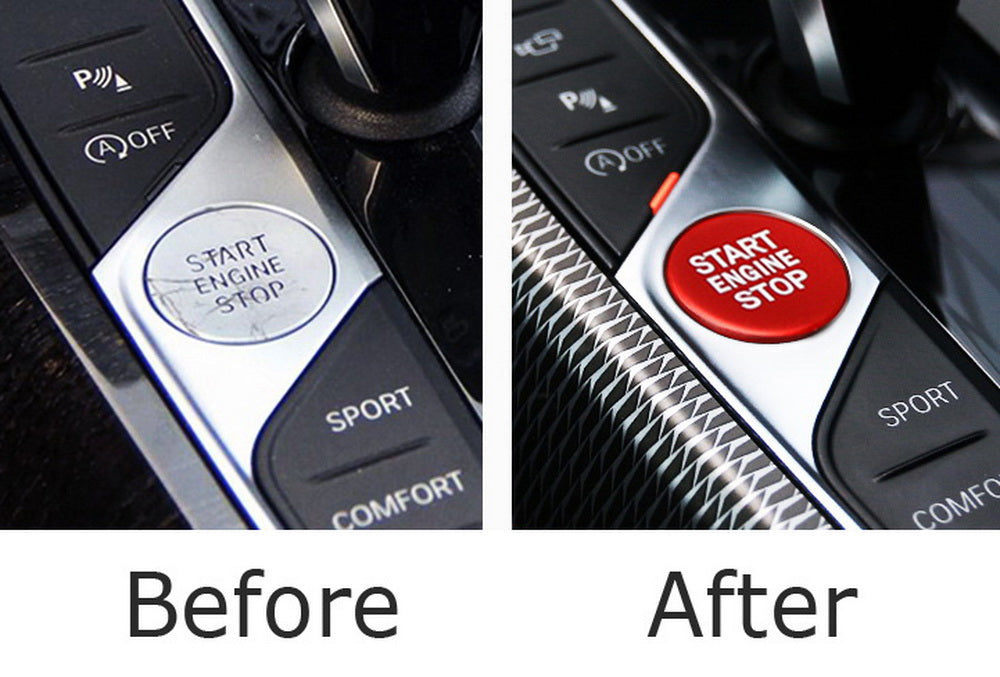 BMW G20 3 Series & G15 8 Series Engine Start/Stop Button Cover - Premium Push Start Protection for Enhanced Interior Style (Perfect for Daily Commute & Car Enthusiasts)
