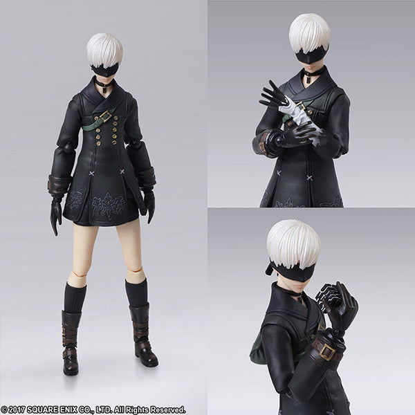 Bring Arts Nier Automata 9S Action Figure - Square Enix Collectible Model for Anime & Gaming Fans | Perfect for Display, Cosplay, and Gift Giving