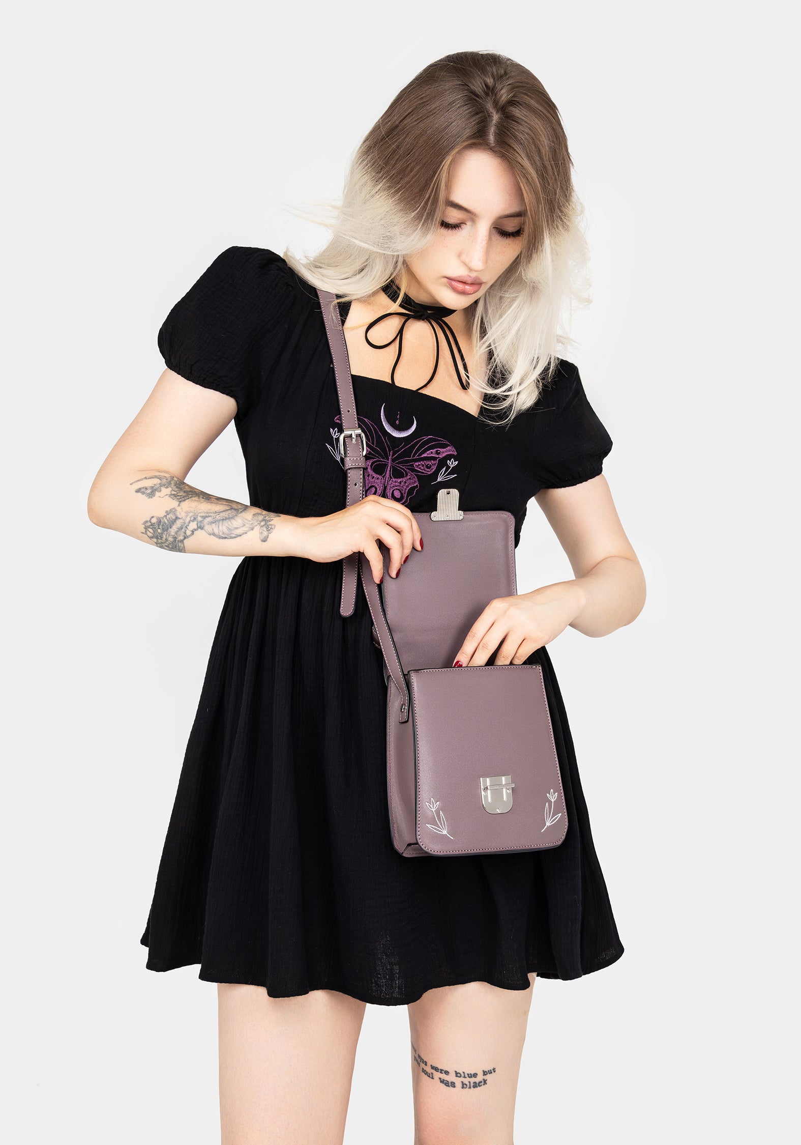 Stylish Cocoon Butterfly Crossbody Mini Satchel Bag for Women - Fashionable Small Shoulder Purse with Adjustable Strap - Perfect for Date Night, Travel & Everyday Use