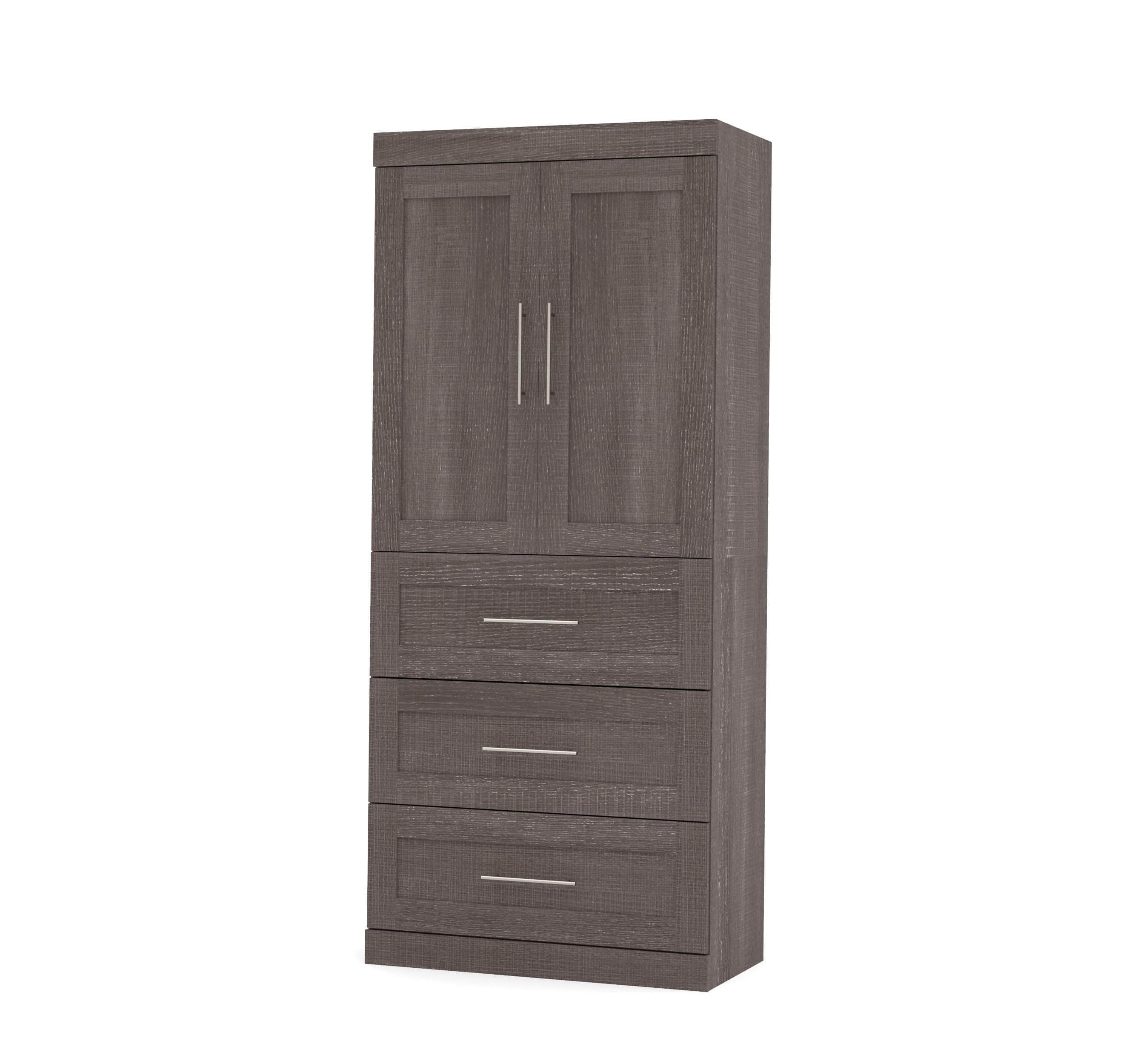 36W Wardrobe with 3 Drawers - 5 Color Options for Bedroom, Closet & Storage Organization | Space-Saving Furniture for Small Apartments