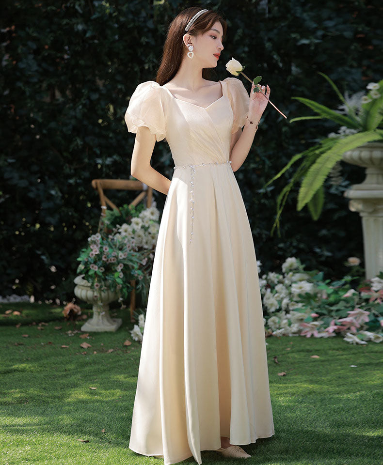 Elegant A-Line Long Bridesmaid Dress for Formal Evening Gown & Party Wear - Perfect for Weddings, Prom, Black Tie Events & Special Occasions