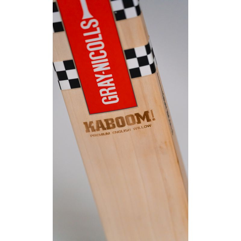 Gray Nicolls Kaboom Premium Special Edition Cricket Bat - Lightweight & Durable for Professional & Amateur Players - Perfect for Matches, Training & Practice Sessions