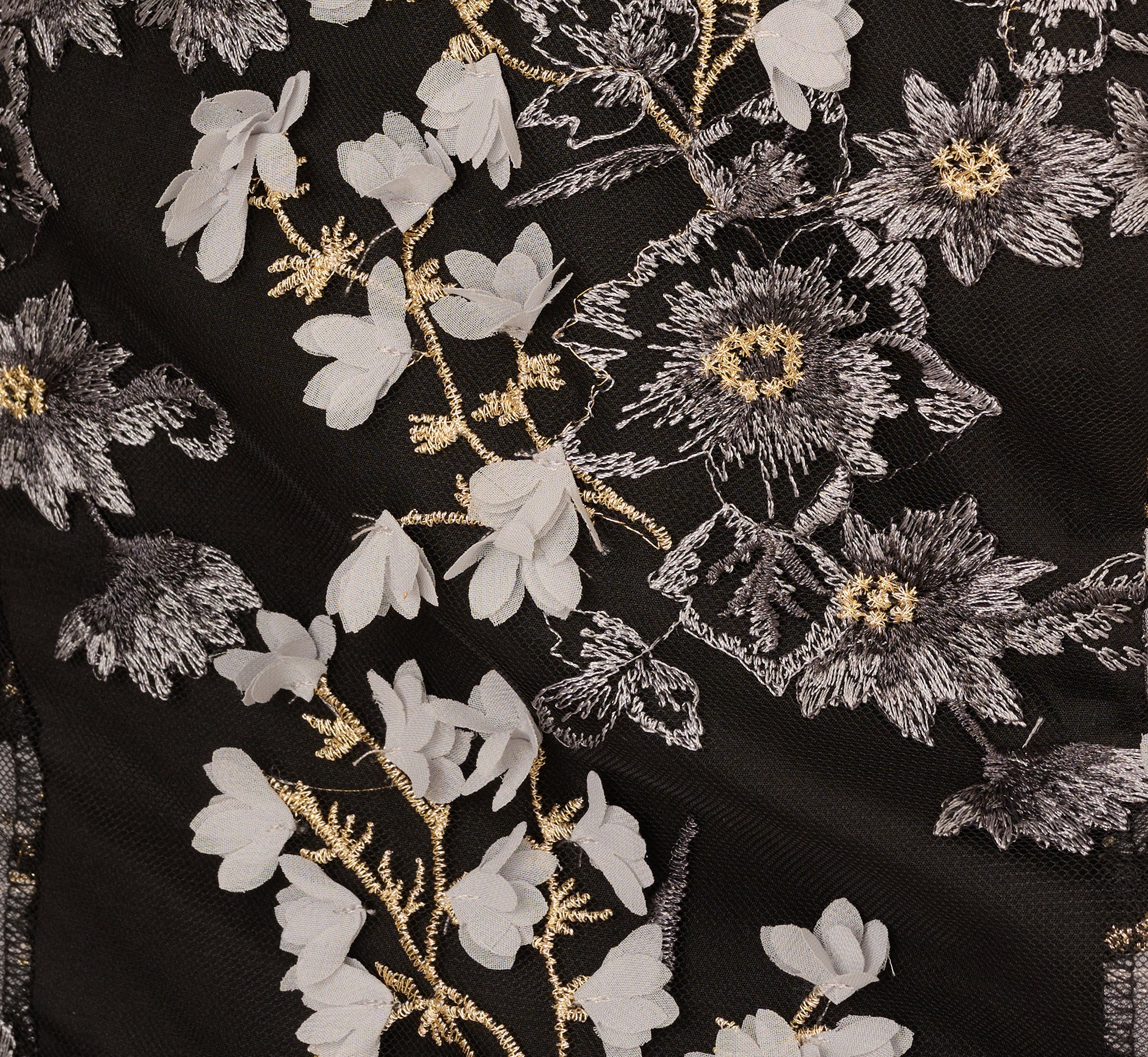 Elegant Sleeveless Embroidered A-Line Gown in Grey Multi Color - Perfect for Weddings, Parties & Special Occasions