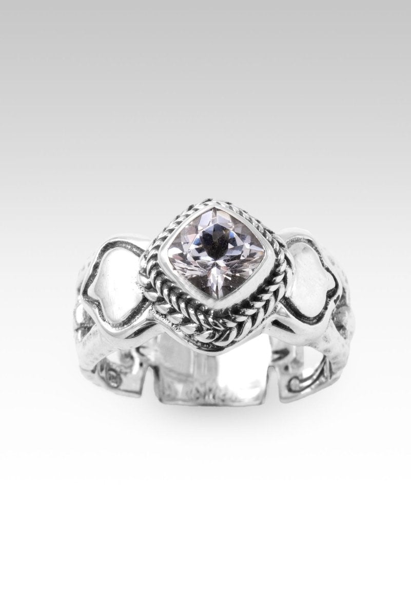 Danburite Choose Happiness Daily Ring™ – Elegant Crystal Jewelry for Women, Perfect for Everyday Wear & Special Occasions