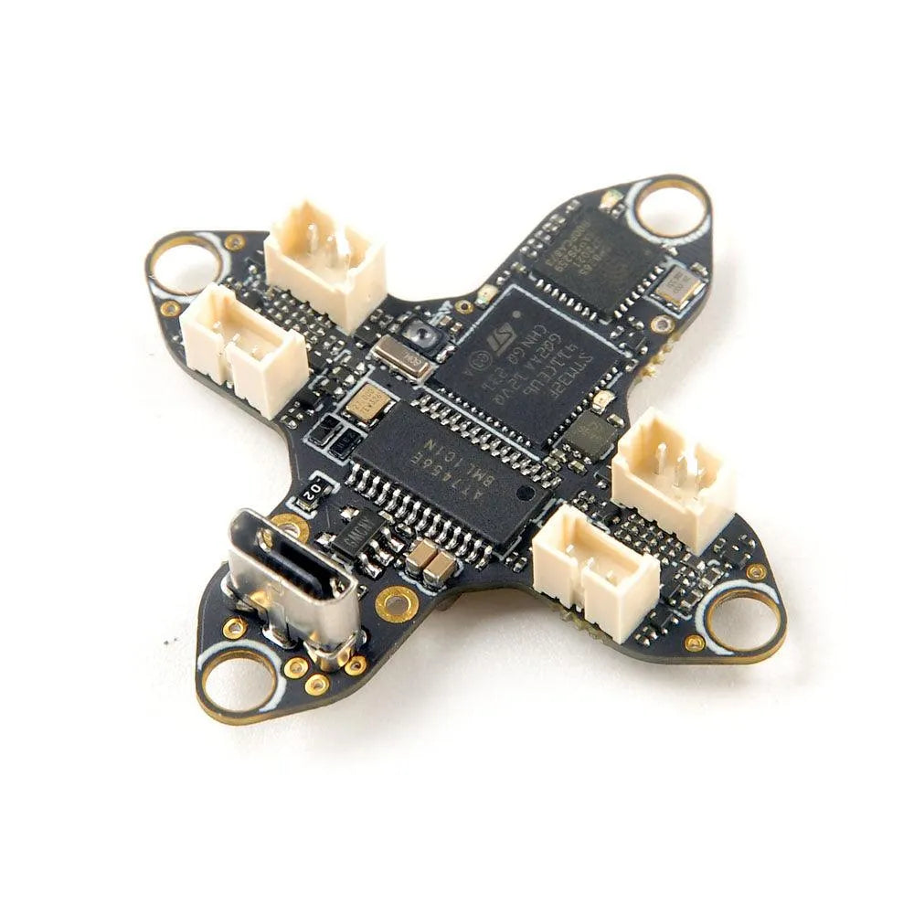 Happymodel CrossF4 ELRS 1-2S Flight Controller with BMI270 IMU & UART ELRS V3.0 Receiver for Tinywhoop Drones - Perfect for FPV Racing and Indoor Drone Flying