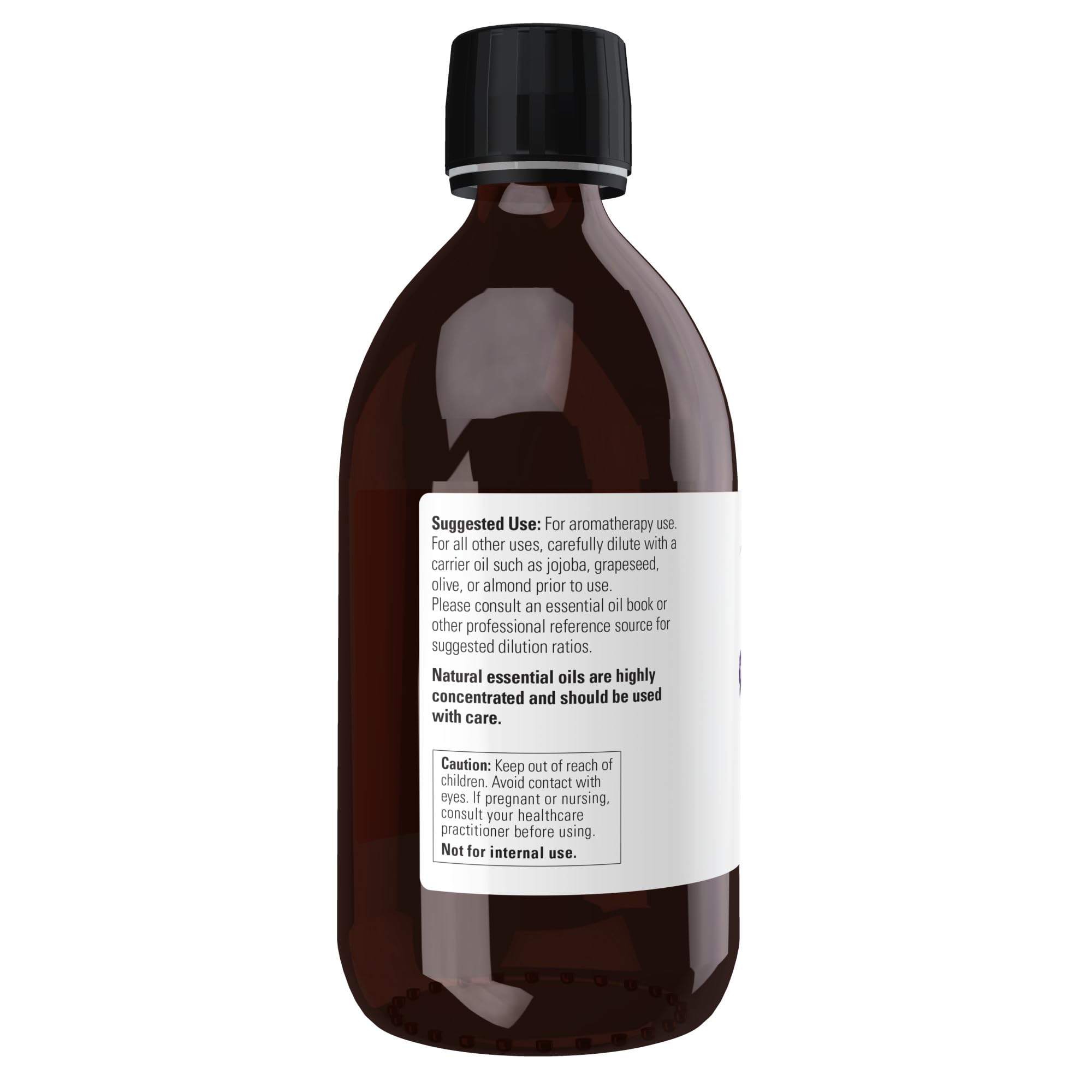 NOW Foods 100% Pure Lavender Essential Oil - 16 oz, Steam Distilled, Vegan, Child Resistant Cap for Soothing Aromatherapy | Perfect for Diffusers, Massage, Bath & Relaxation at Home