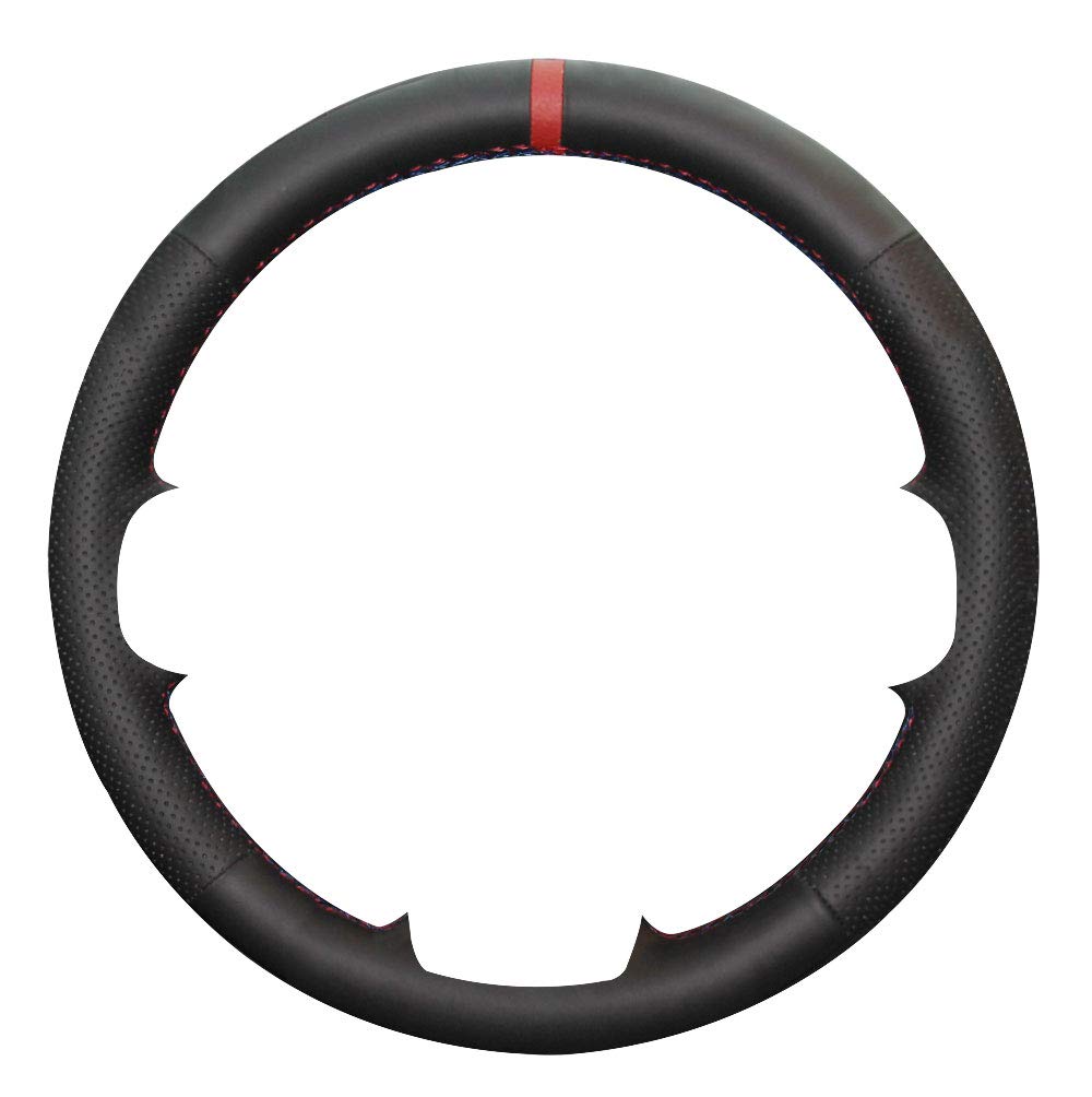 Premium DIY Stitching Steering Wheel Cover for Jeep Wrangler JK 2018, Patriot & Grand Cherokee 2011-2017 | Microfiber Leather Grip | Easy Installation & Custom Fit | Perfect for Off-Roading, Daily Commute & Interior Upgrade