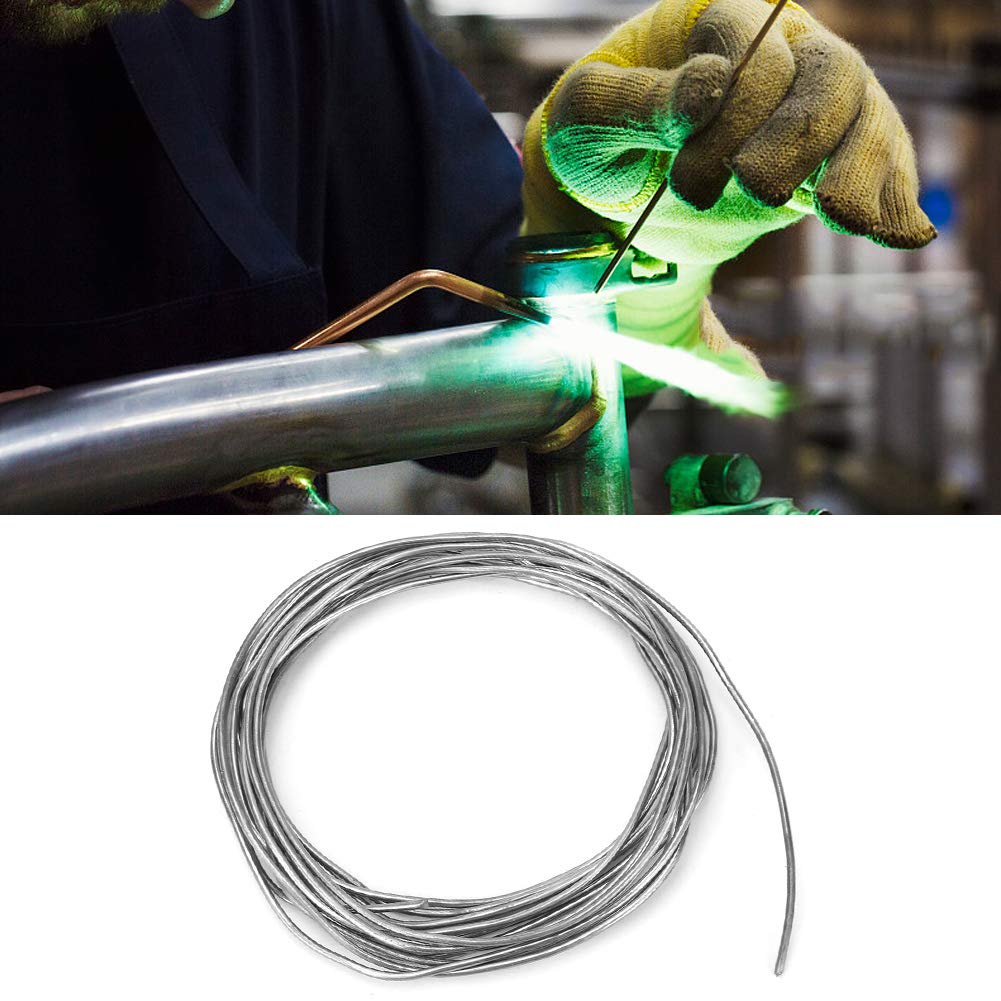 High-Quality Copper Aluminum Flux Welding Wire - Low Temperature Welding Rod for Radiators, Motors & Appliances (2M) - Perfect for HVAC Repair, Automotive Maintenance & DIY Home Projects