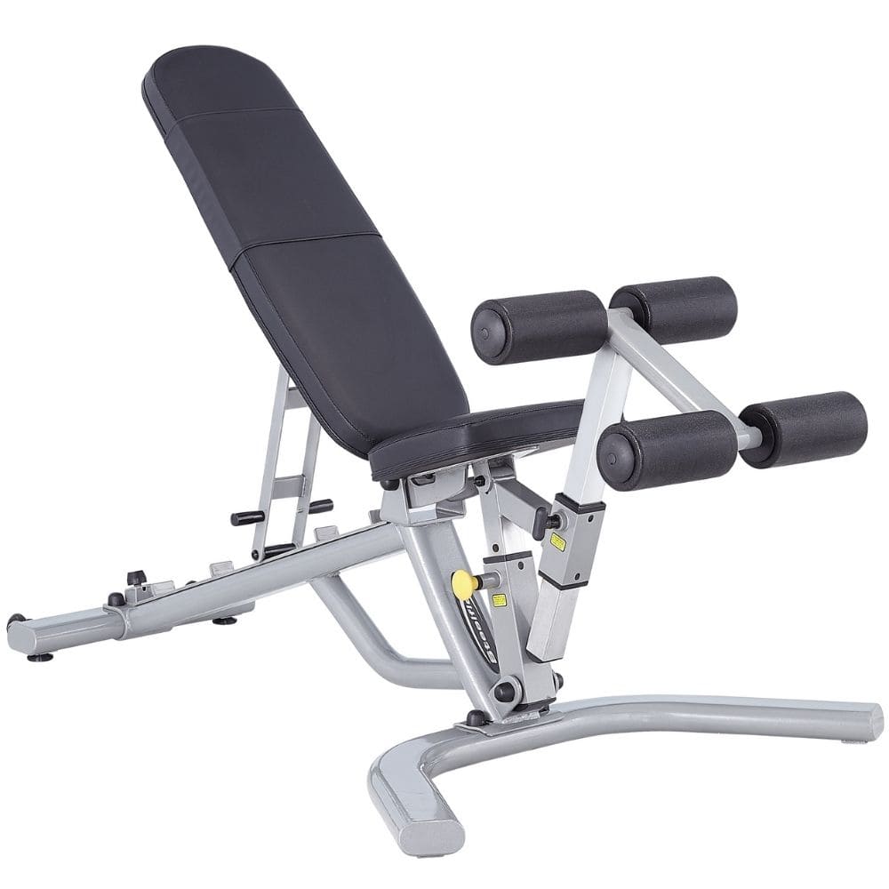 Steelflex NFID Adjustable Weight Bench for Flat, Incline & Decline Workouts - Perfect for Home Gym Strength Training & Full-Body Exercises
