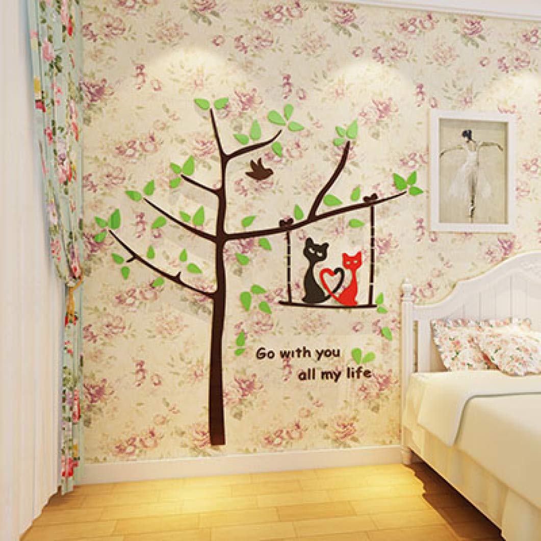 3D Crystal Acrylic Wall Stickers - Dimensional Home Decor for Living Room, Bedroom & Kids Room | Easy Peel & Stick Wall Art for Nursery, Office & Dorm Decorations