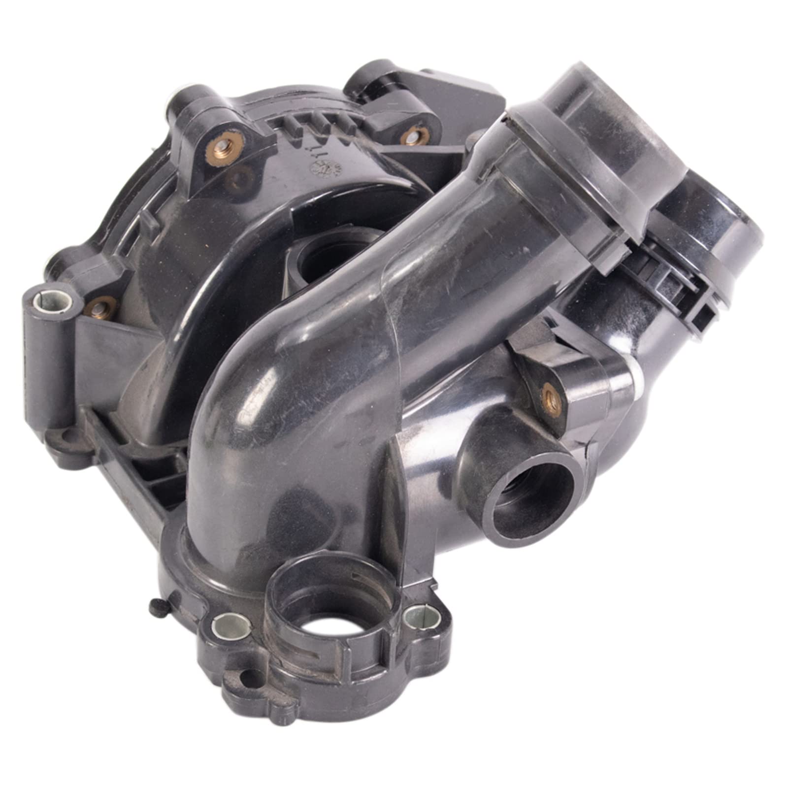 TRQ Engine Coolant Water Pump Replacement for Audi Volkswagen 1.8L 2.0L TSI - Direct Fit OEM Compatible with A3 A4 A5 A6 Q3 Q5 Jetta Golf Passat - High Performance Cooling System Part for Daily Driving & Extreme Weather Conditions