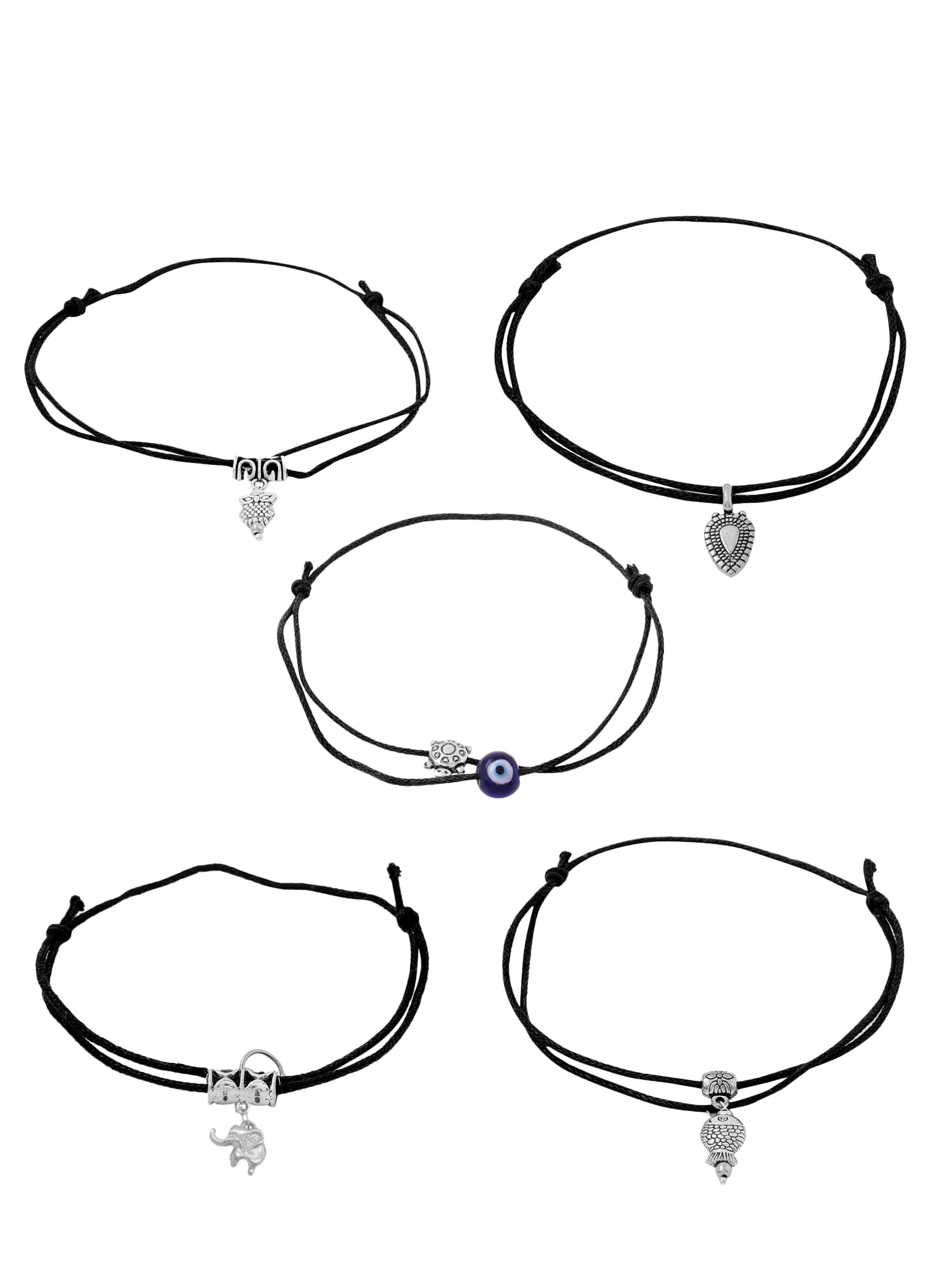 Yellow Chimes Silver Oxidized Anklets for Women & Girls | Fashionable Charm Chain Payal | Perfect Birthday & Anniversary Gift for Wife, Girlfriend, Daughter | Boho Beach Wedding, Summer Festival Accessory