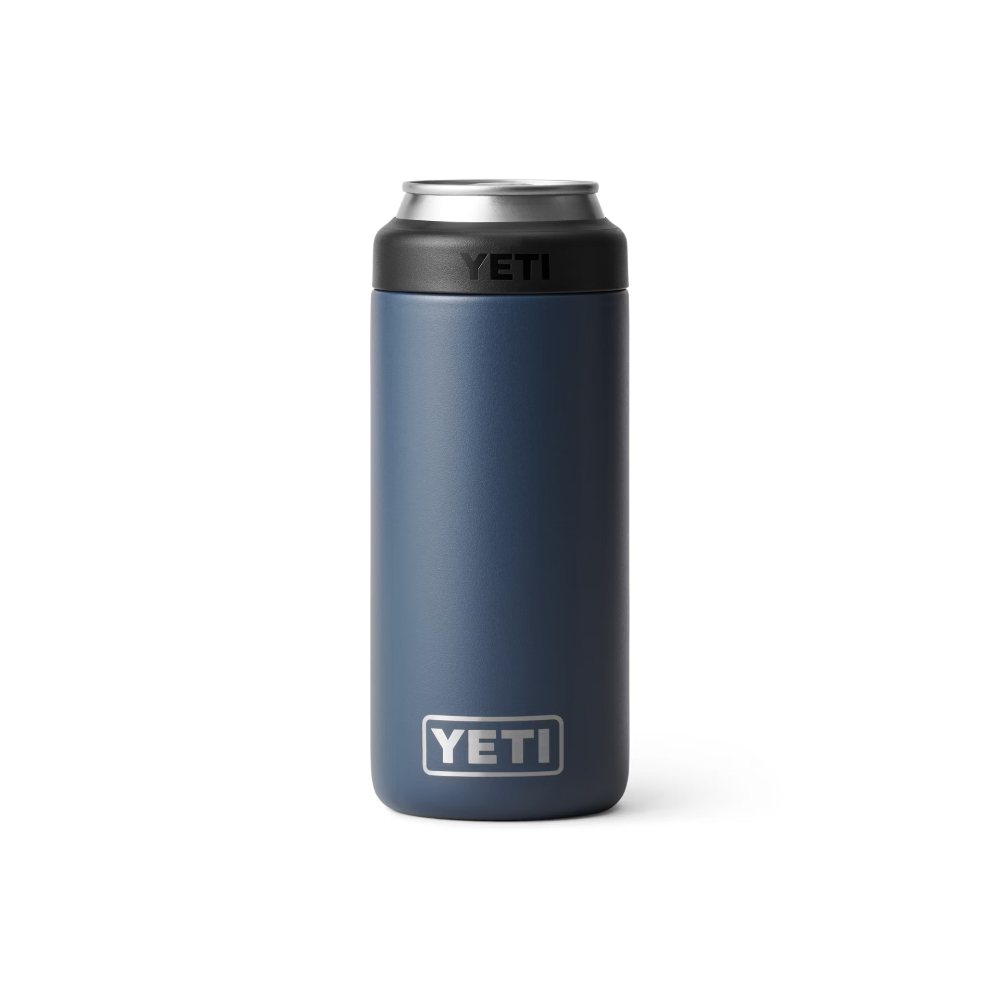 Yeti Rambler 12 oz Colster Slim Can Cooler - Insulated Stainless Steel Beer Can Holder for Camping, Tailgating & Outdoor Adventures