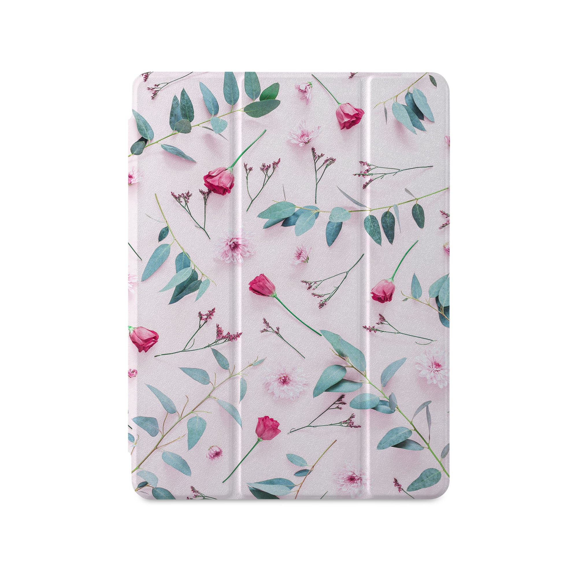 iPad 360 Elite Case - Premium Protective Cover with Flat Flower Design for iPad Pro/Air/Mini - Perfect for Work, Travel & Everyday Use