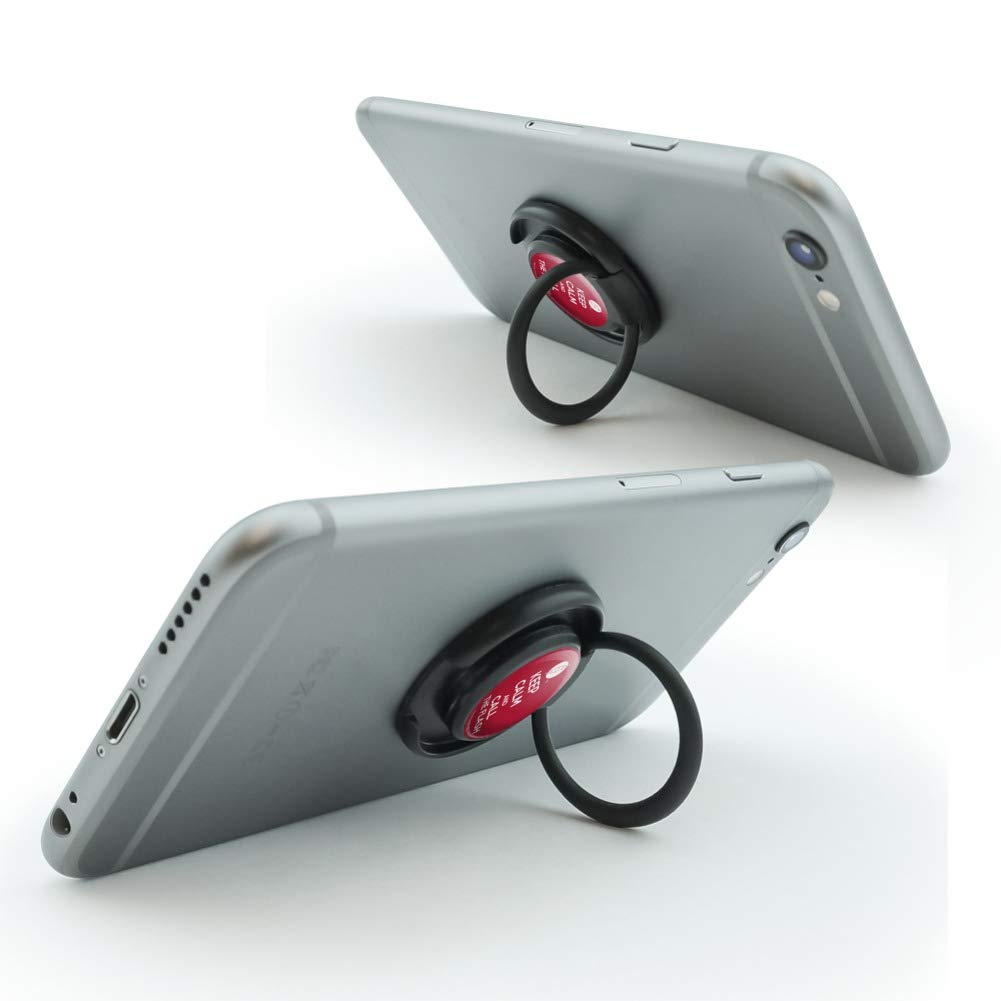 The Flash Keep Calm and Call Mobile Smart Phone Finger Ring Grip Holder Stand - Perfect for Gaming, Watching Videos, and Taking Selfies