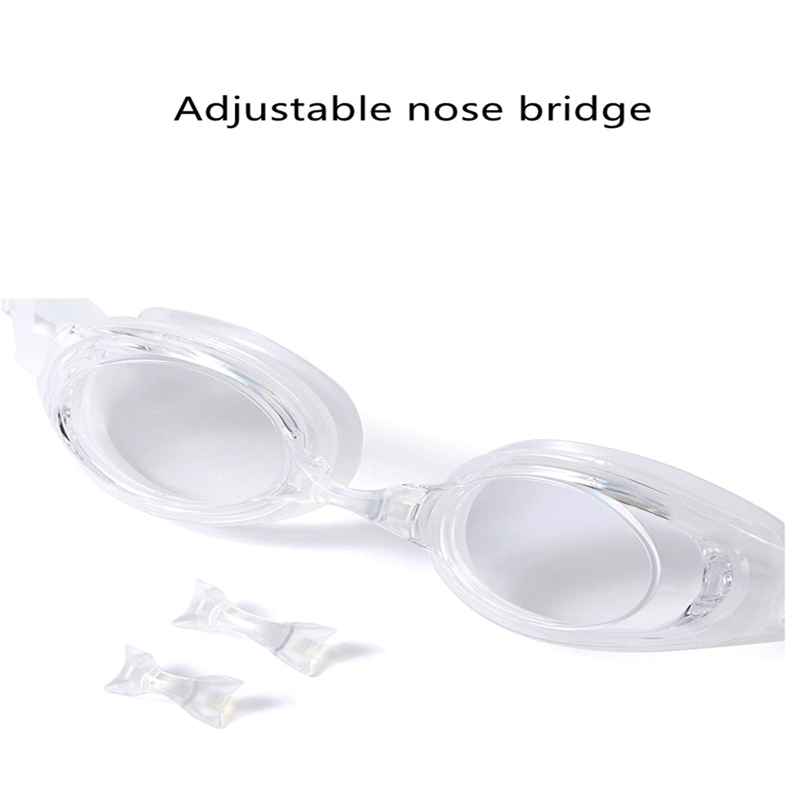 HD Anti-Fog Swimming Goggles for Men & Women - Large Frame Waterproof Swim Glasses with Clear Vision (Color: C) - Perfect for Lap Swimming, Triathlon Training & Water Sports