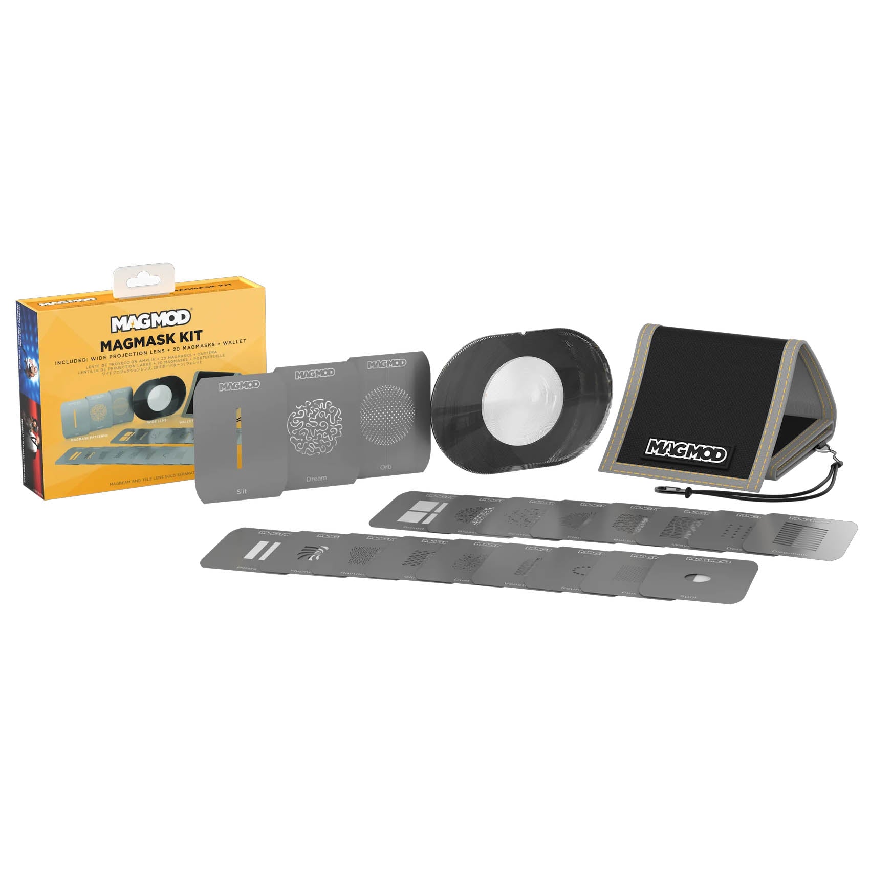MagMod Mag Beam Gobo Kit - Professional Photography Light Shaping Tool for Creative Portraits & Events (Ideal for Weddings, Concerts & Studio Shoots)