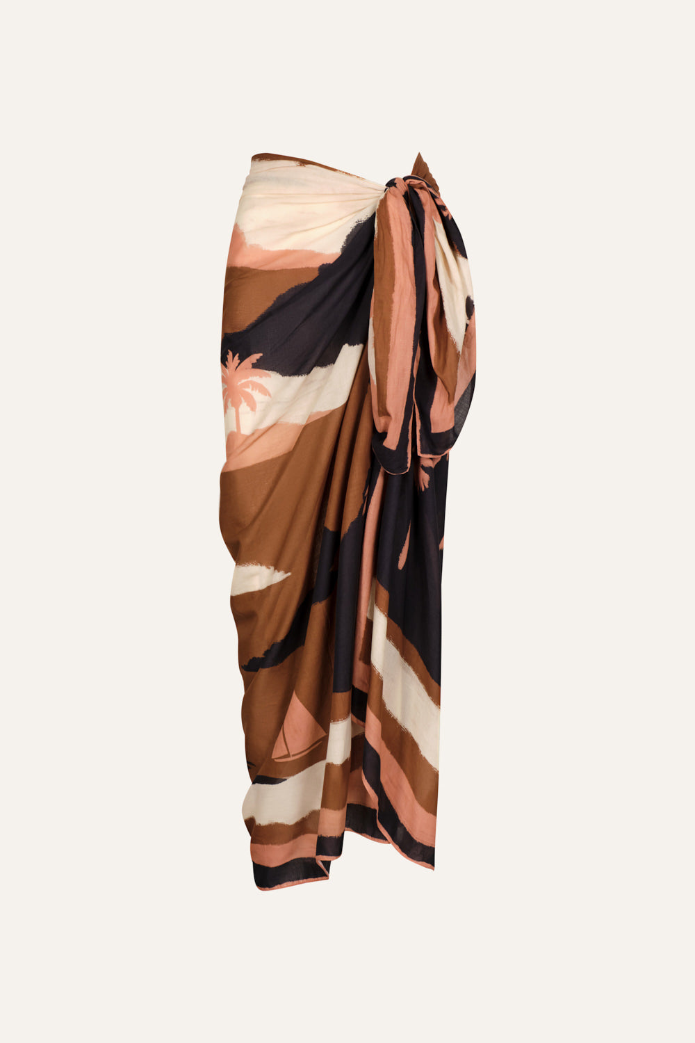 Sailing Landscapes Pareo - Stylish Beach Cover-Up for Women, Lightweight & Quick-Dry Swimwear Wrap - Perfect for Pool, Beach, and Summer Vacations