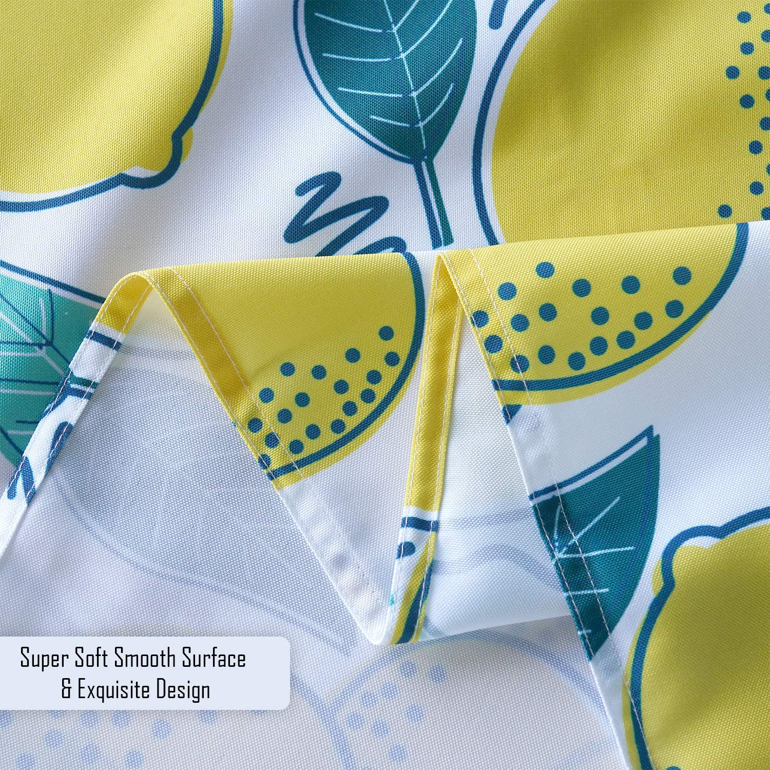 Premium Polyester Tablecloth - Easy Wash & Wipe Clean - 60