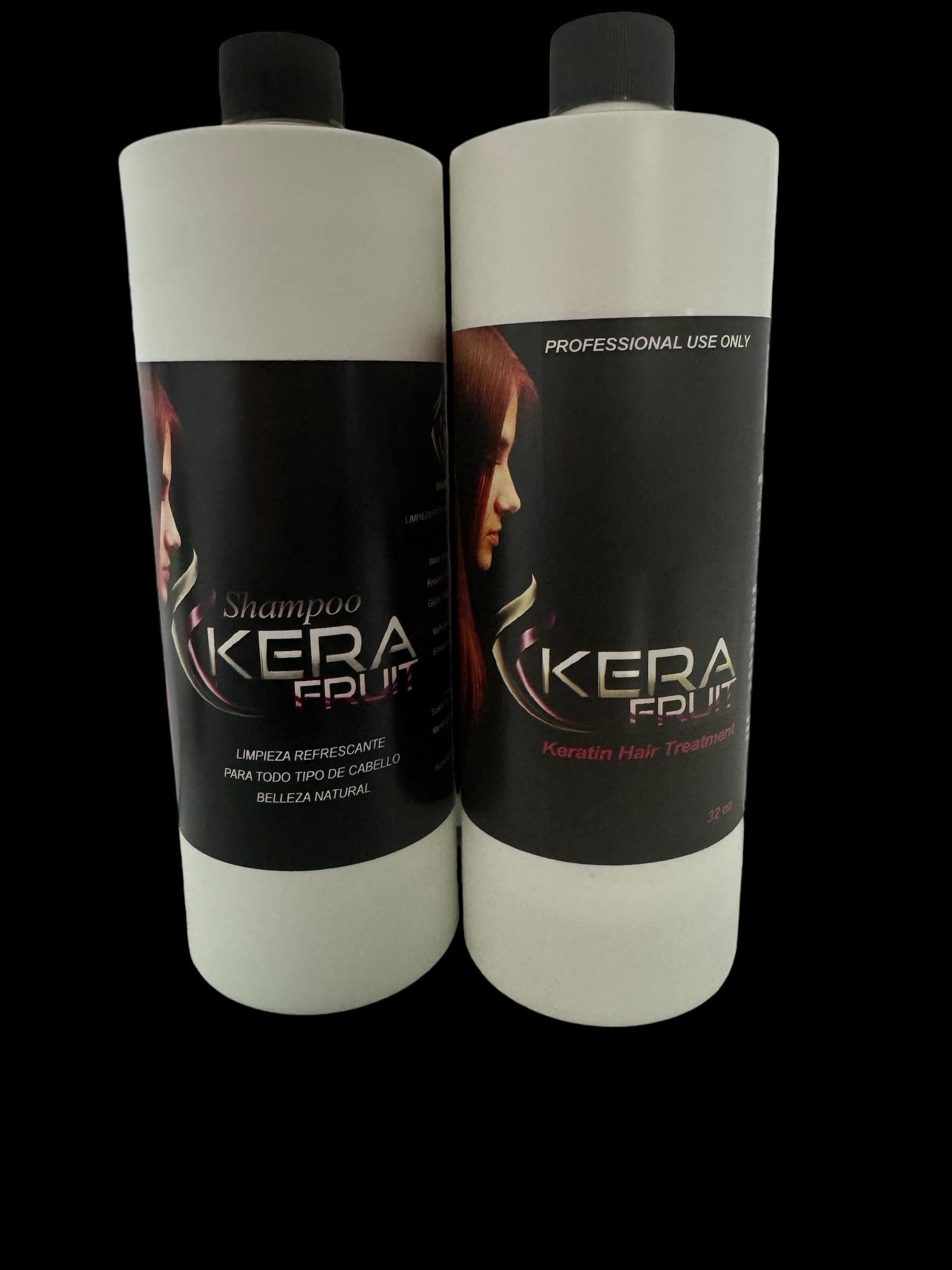Keratin Kera Fruit Chocolate Shampoo 1 Liter - Deep Conditioning & Hair Repair for Dry, Damaged Hair - Salon Quality Keratin Treatment at Home