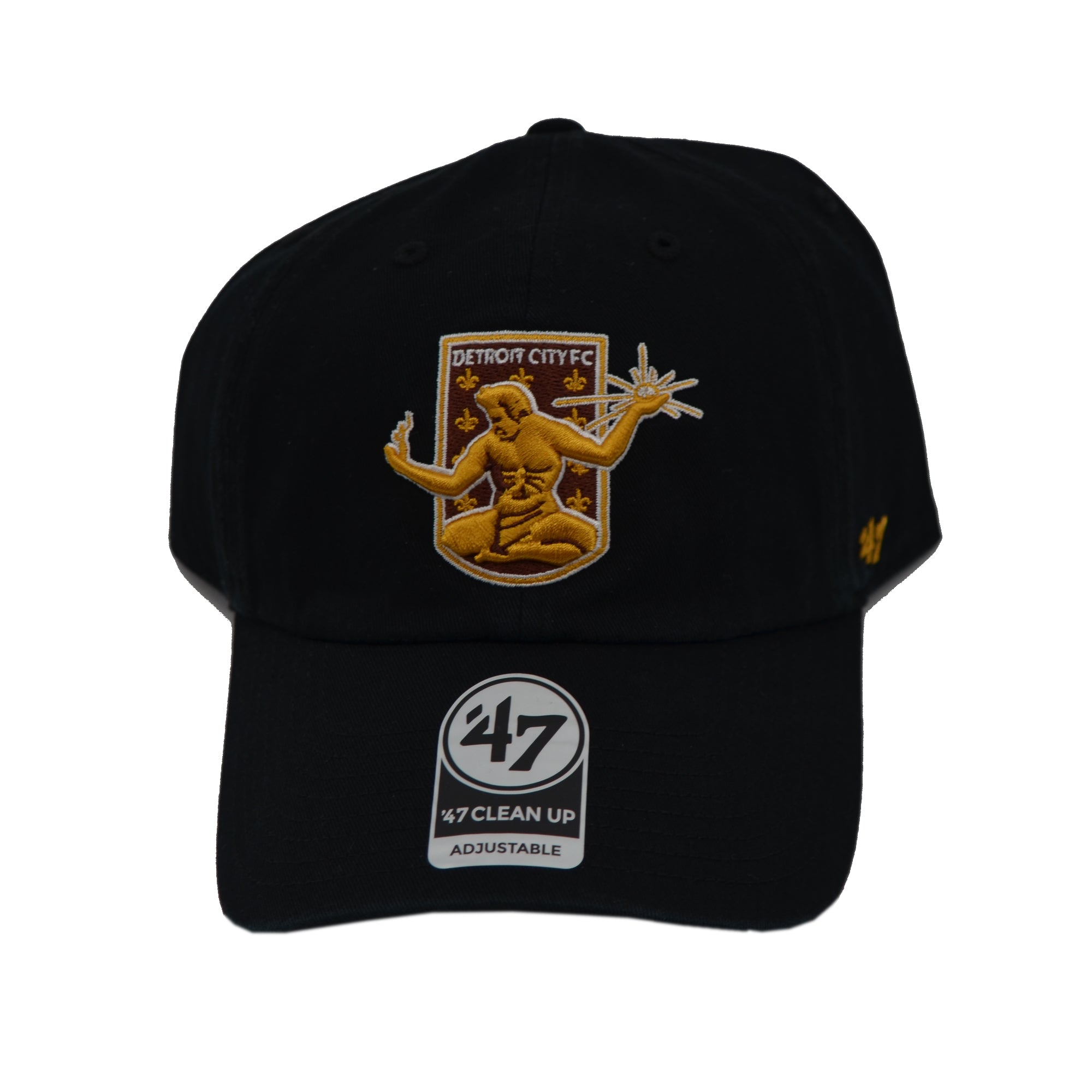 47 Brand DCFC Adjustable Baseball Cap - Black Crest Logo for Men & Women - Perfect for Sports, Outdoor Activities & Casual Wear