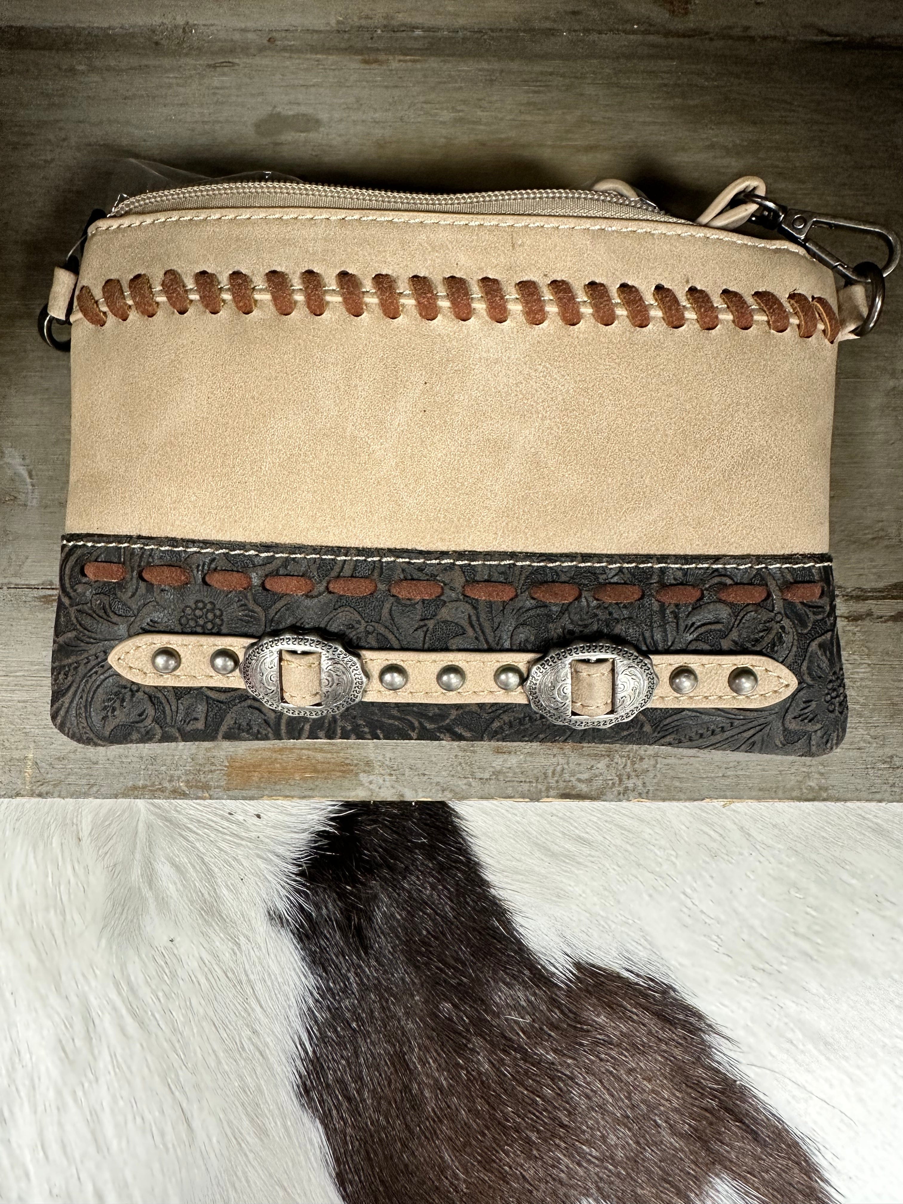 Montana West Neutral Wristlet Crossbody Purse for Women - Stylish & Versatile Small Handbag for Everyday Use, Shopping & Travel