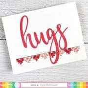 Waffle Flower Oversized Hugs Stamp Set - Send Paper Hugs When You Can't Be There - Perfect for Greeting Cards, Scrapbooking & DIY Crafts