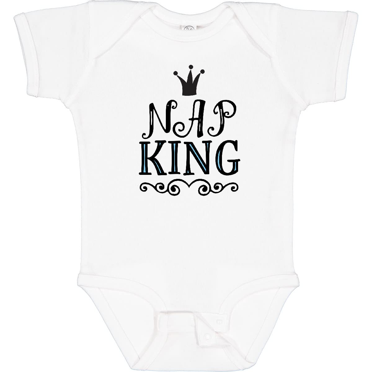 Inktastic Nap King Baby Boy Bodysuit - Cute Outfit for Newborns, Infants & Toddlers - Perfect for Playtime, Naptime & Family Photos