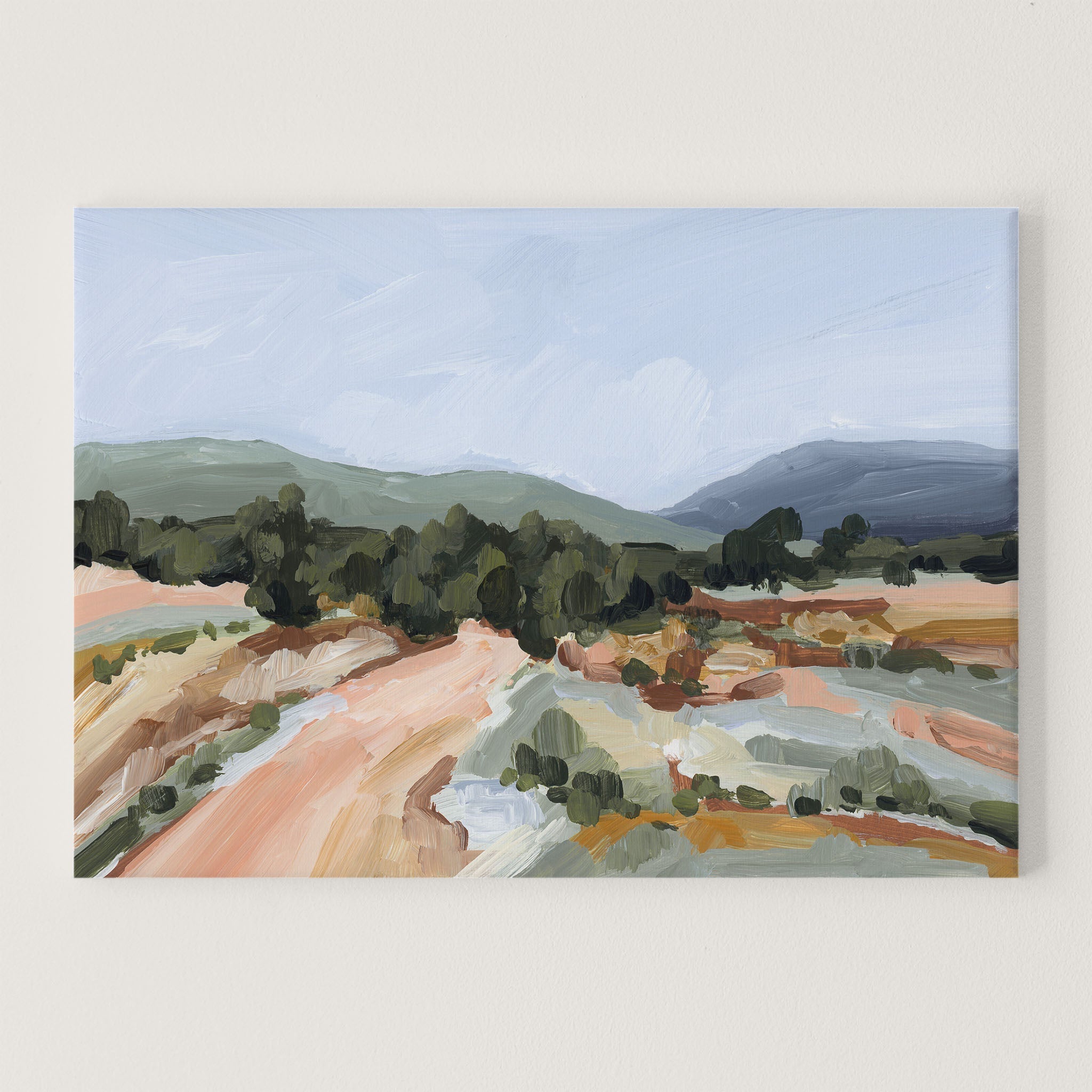 Heart of the Mountains Wall Art Print - Nature Landscape Painting for Home & Office Decor - Perfect for Living Room, Bedroom or Office Wall Decor