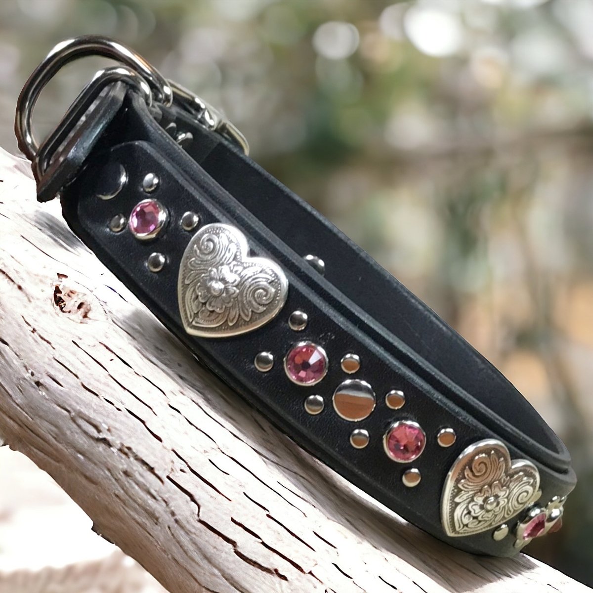 Premium Genuine Leather Dog Collar - Milan Style Adjustable Pet Collar for Small Medium Large Dogs - Perfect for Daily Walks, Training & Fashion Accessories