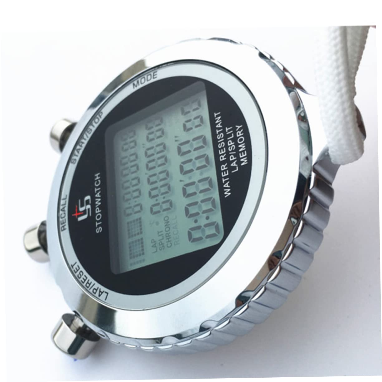 BCOATH Digital Stopwatch Timer for Athlete Training, Study, Beauty, Cooking - Waterproof Chronograph with Large Display for Gym, Kitchen, Classroom & Sports