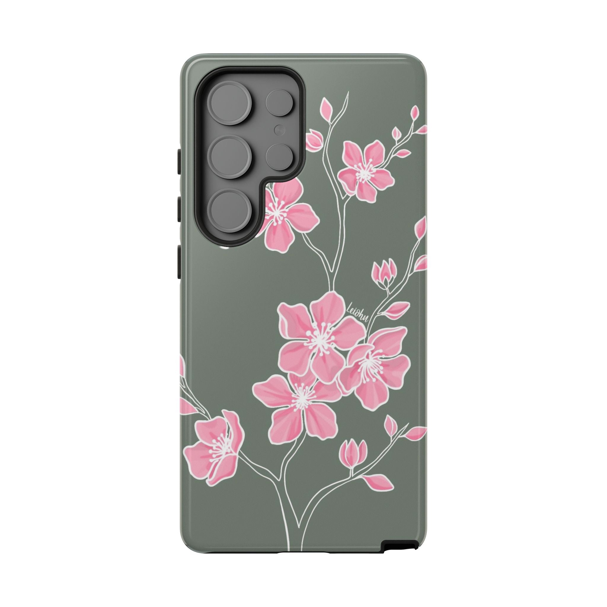 Samsung Galaxy Phone Case with Cherry Blossom Design - Stylish Protective Cover for Everyday Use, Travel & Work