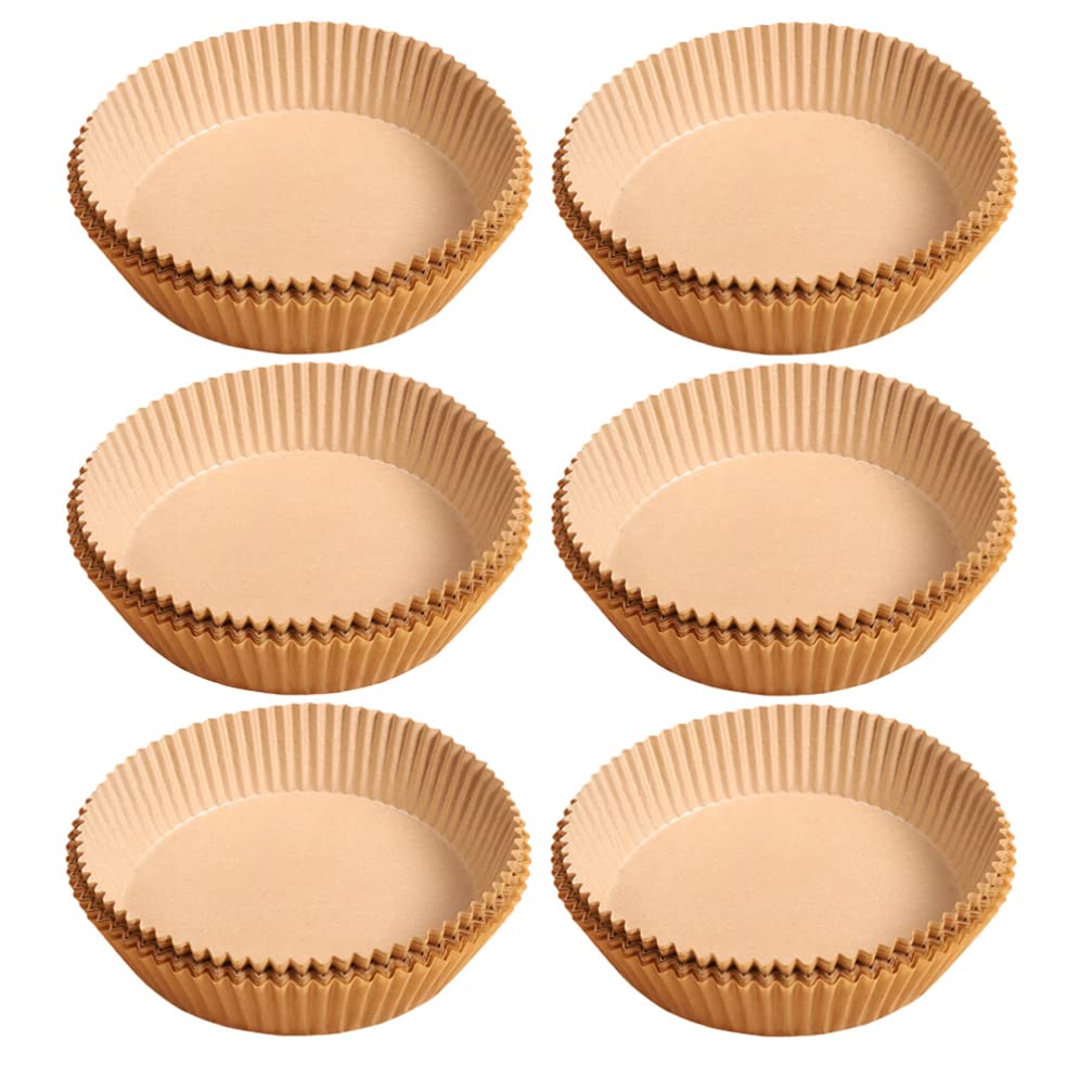 POPETPOP Air Fryer Disposable Paper Liners - 30pcs Non-Stick Parchment Baking Sheets for Air Fryer, Microwave & Oven | Perfect for Roasting, Reheating & Cooking Healthy Meals