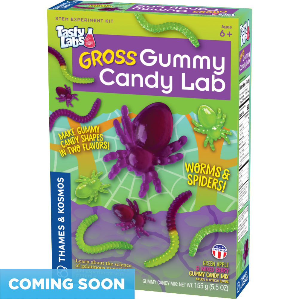 Gross Gummy Candy Lab Kit (Version 2.0) - DIY Creepy Gummy Making Science Experiment for Kids - Perfect for Halloween Parties & STEM Learning Activities