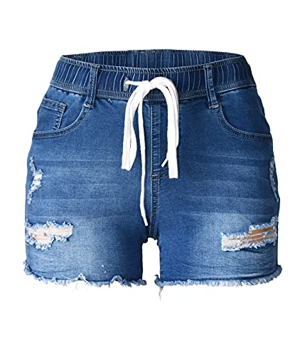 Blue With Drawstring