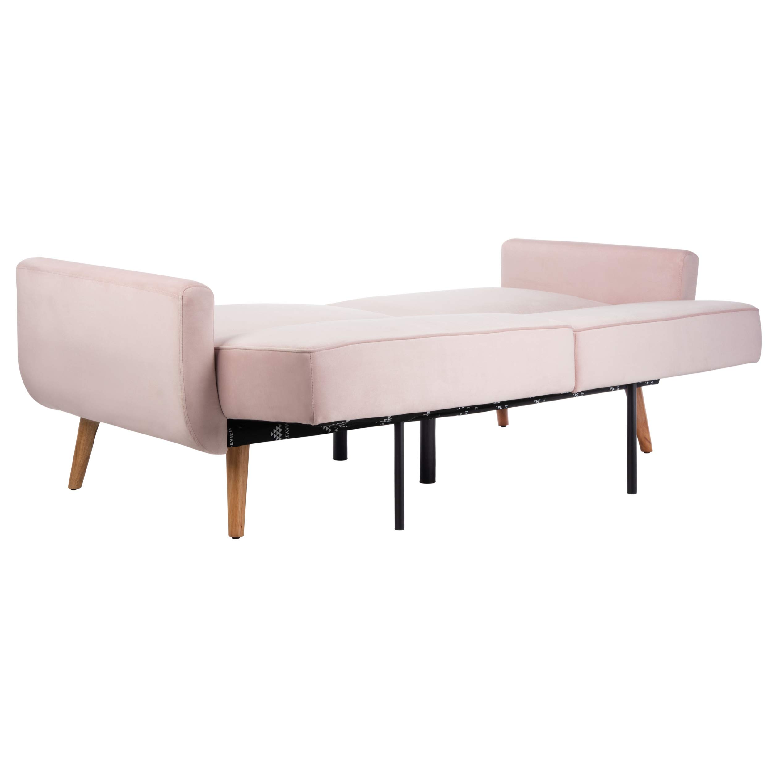Safavieh Bushwick Grey & Brown Convertible Sofa Bed - 82.7