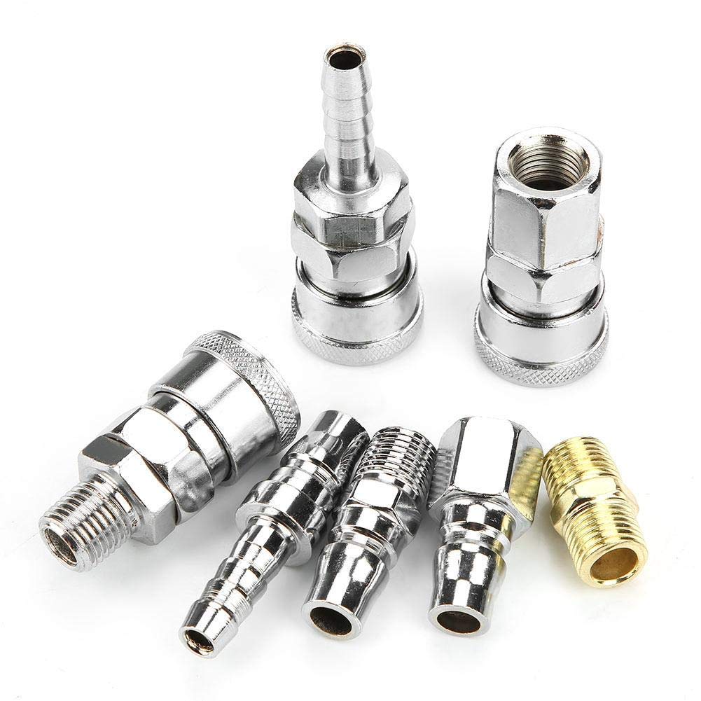 1/4 BSP Air Fitting - Japanese Quick Coupling Connector - 18 Internal & External Thread Air Hose Adapter for Compressor - Perfect for Pneumatic Tools, Air Compressors & Industrial Applications