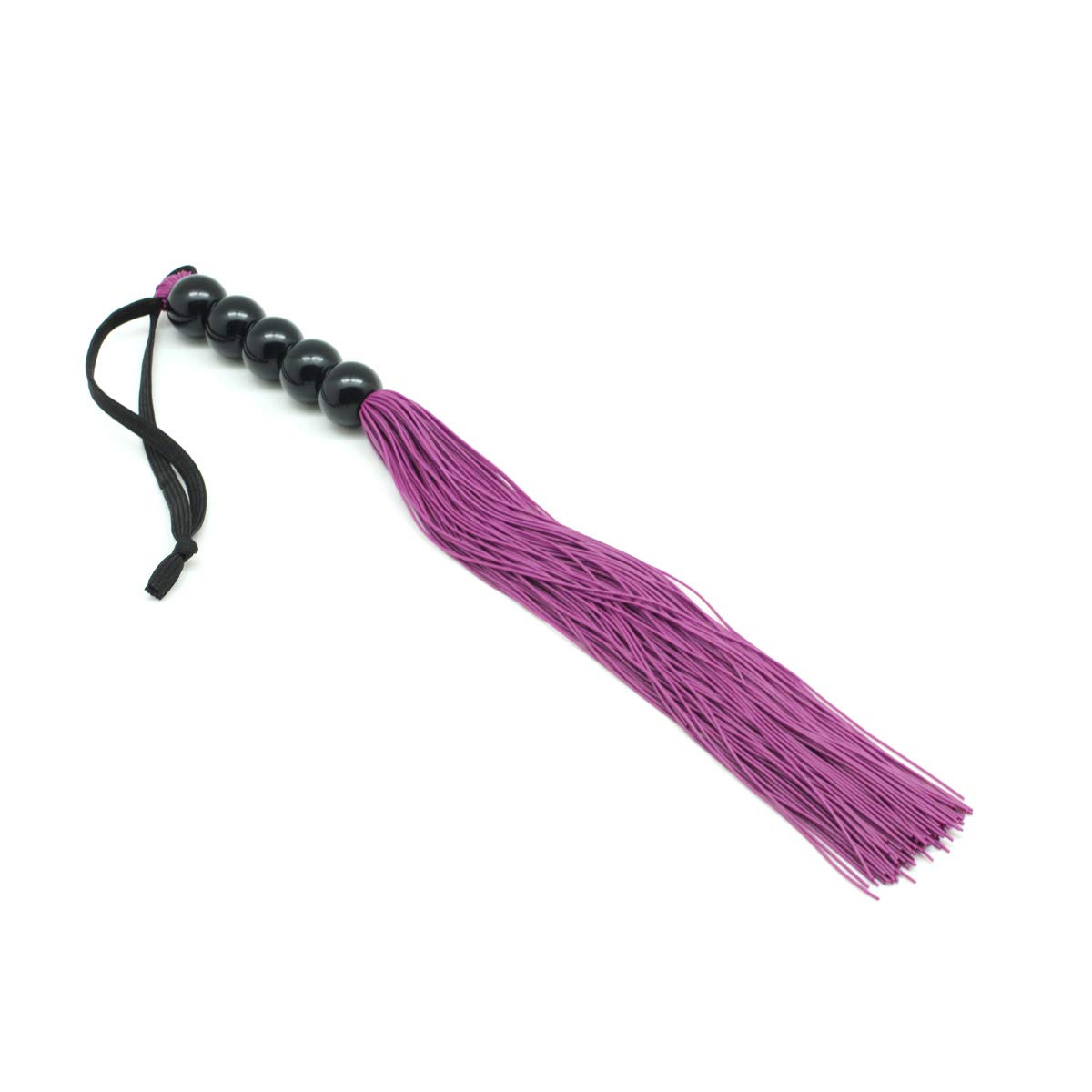 **Soft 15 Inch Purple Rubber Sex Flogger Whip for BDSM Beginners - Sensual SM Spade Whip for Couples & Adult Play - Perfect for Bedroom, Roleplay & Sensual Exploration**