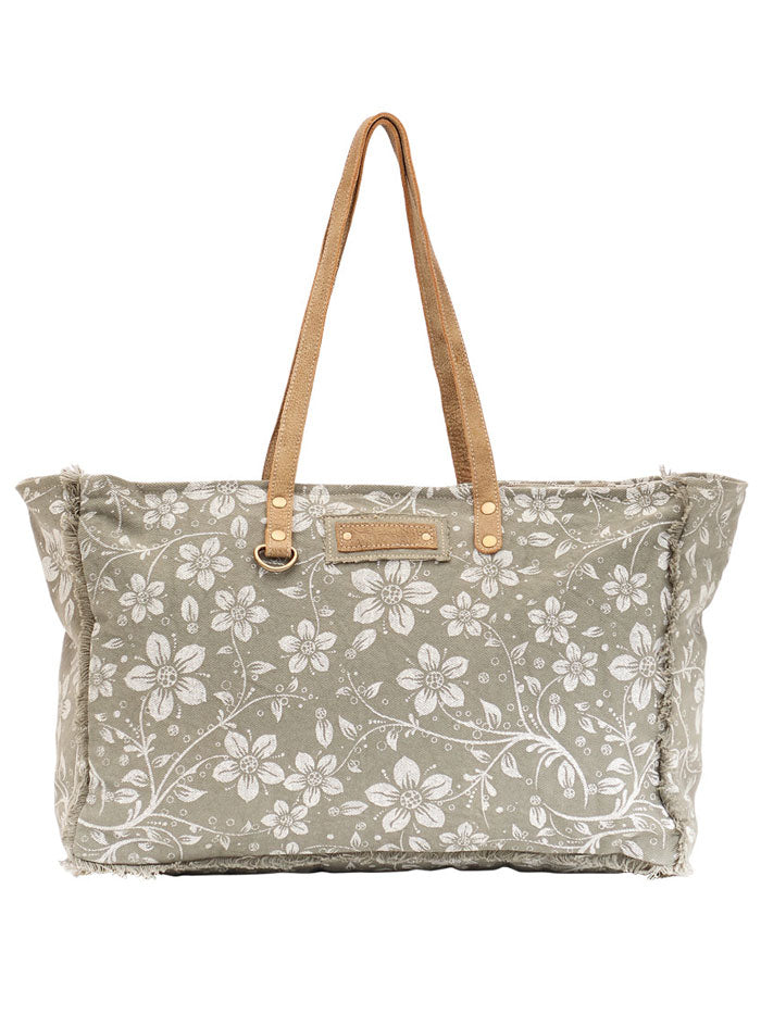Myra Bag S 1473 Women's Weekender Travel Bag - Olive Green Carryall Tote for Weekend Getaways, Gym, Work & Overnight Trips - Perfect for Travel, Commuting & Daily Use