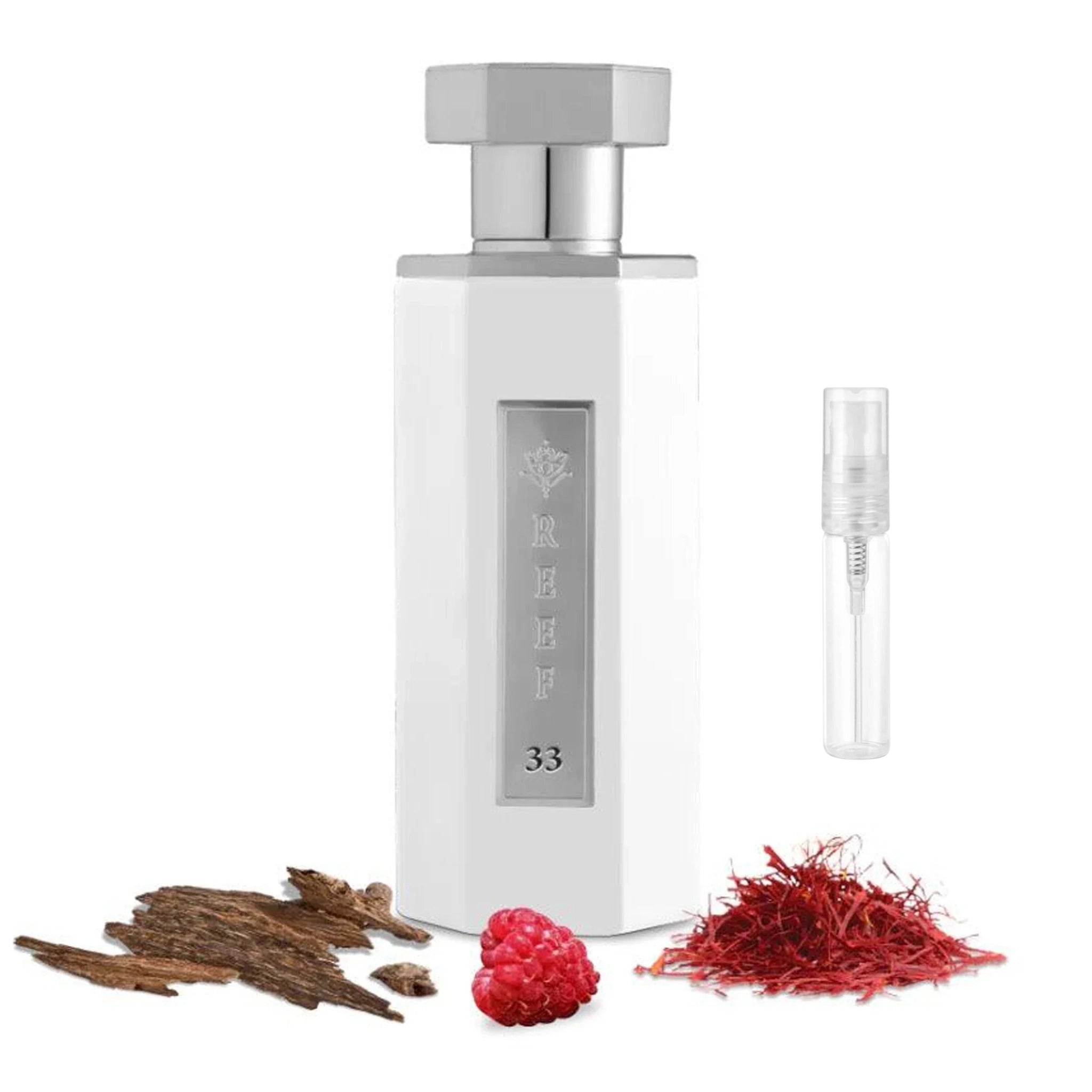REEF 33 White Eau De Parfum Sample 2ml - Premium Fragrance for Women, Long-Lasting Floral Scent, Perfect for Daily Wear & Special Occasions
