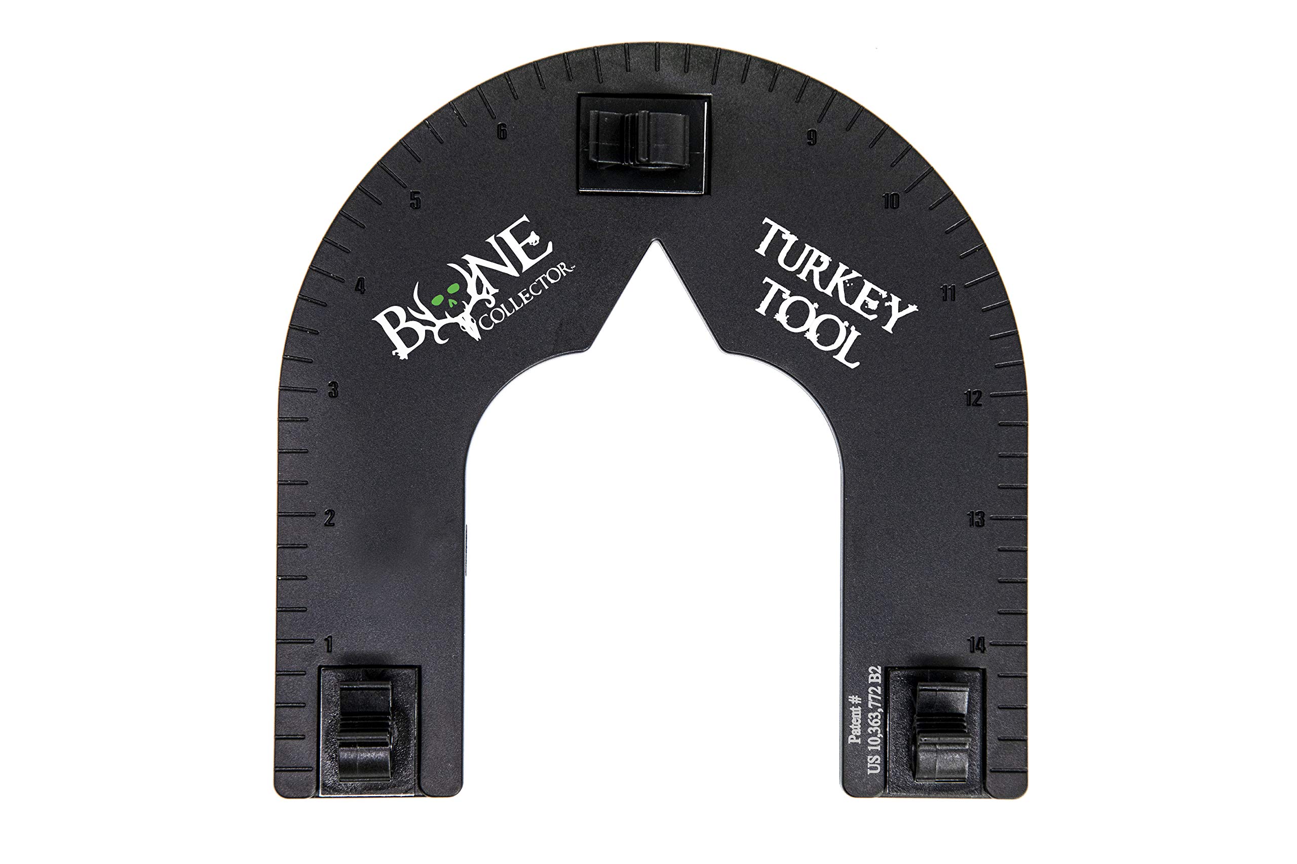 Bone Collector Turkey Hunting Tool - Turkey Fan Mount Kit with Curing Mount & Beard Measurement for Taxidermy | Perfect for Trophy Display & Hunting Accessories
