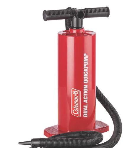 Dual Action Hand Air Pump - Portable Bike Tire Inflator for Bicycles, Balls, Inflatable Toys - Quick & Easy Inflation Anywhere