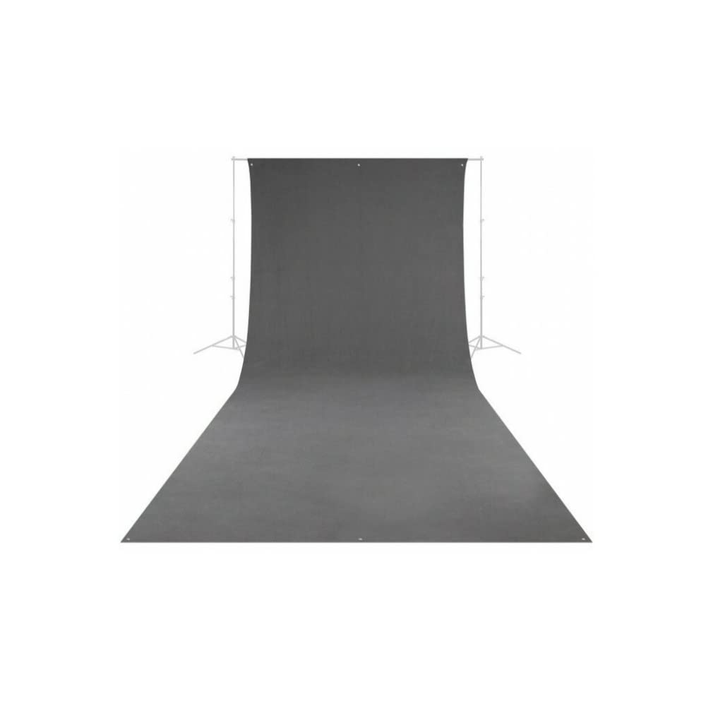 Wrinkle-Resistant 9' x 20' Photography Backdrop - Neutral Gray Background for Portraits, Photo Booths & Group Shoots | Portable, Travel-Friendly Fabric | Perfect for Studios, Events & Professional Photography